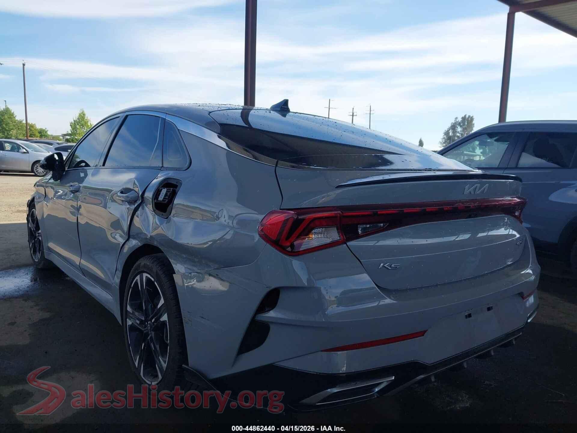 2022 KIA K5 VIN 5XXG64J25NG127451, driver side view