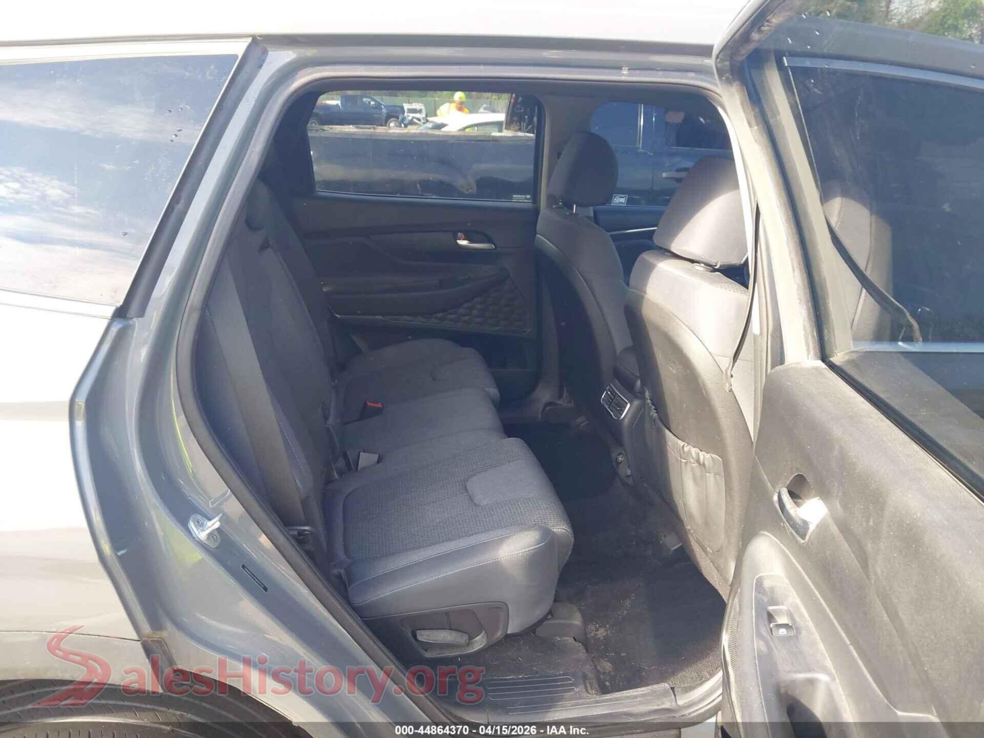 2021 HYUNDAI SANTA FE VIN 5NMS1DAJ7MH371523, front passenger side