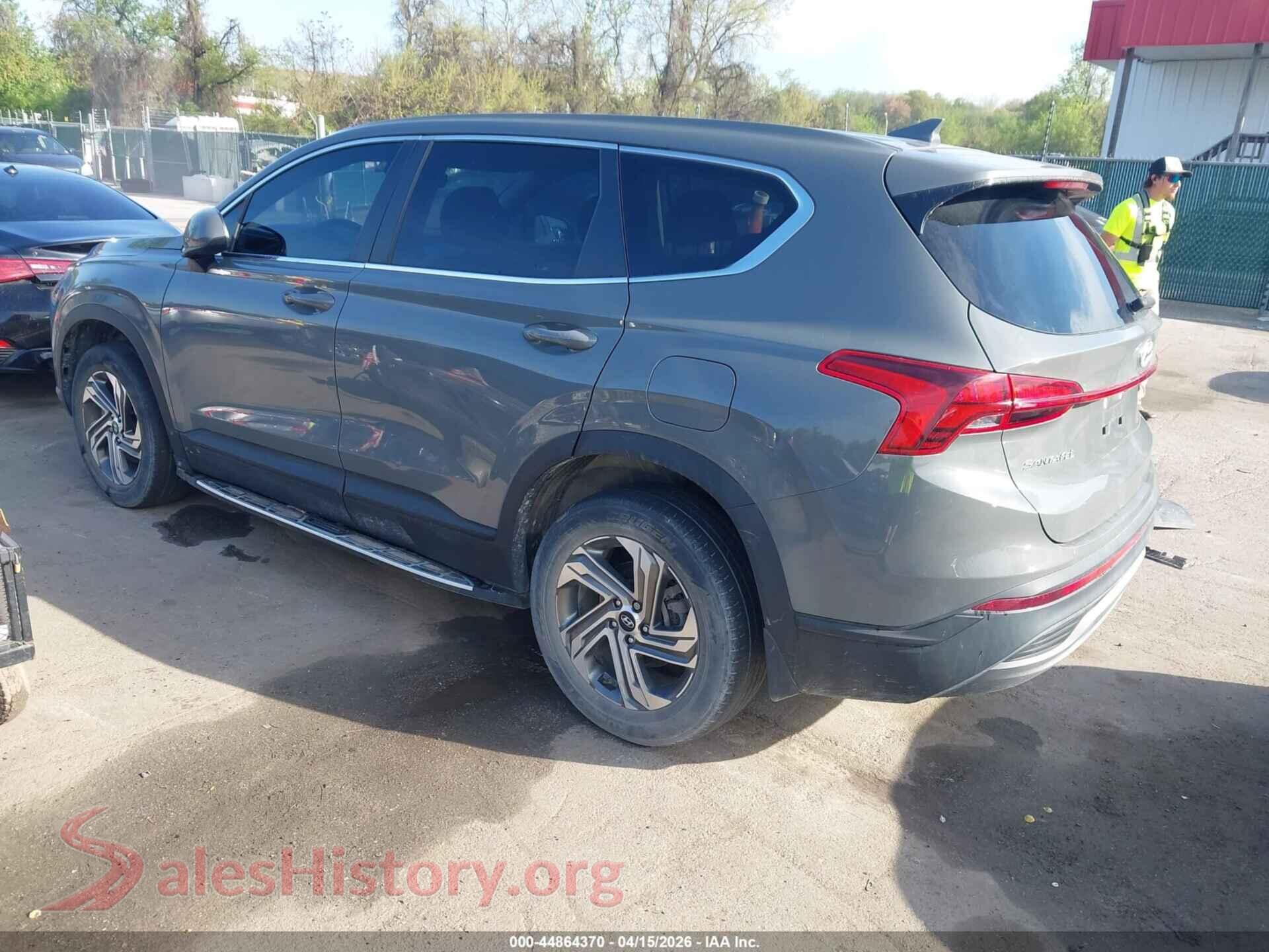 2021 HYUNDAI SANTA FE VIN 5NMS1DAJ7MH371523, driver side view