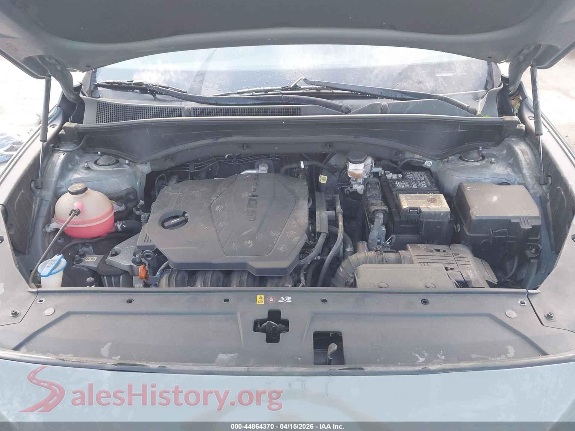 2021 HYUNDAI SANTA FE VIN 5NMS1DAJ7MH371523, interior dashboard