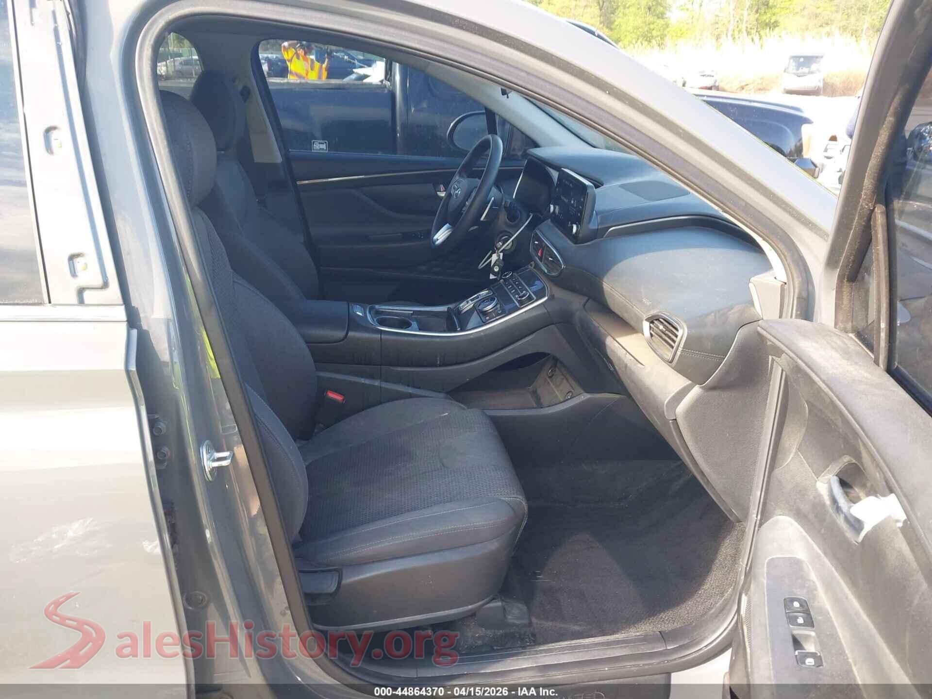 2021 HYUNDAI SANTA FE VIN 5NMS1DAJ7MH371523, rear view