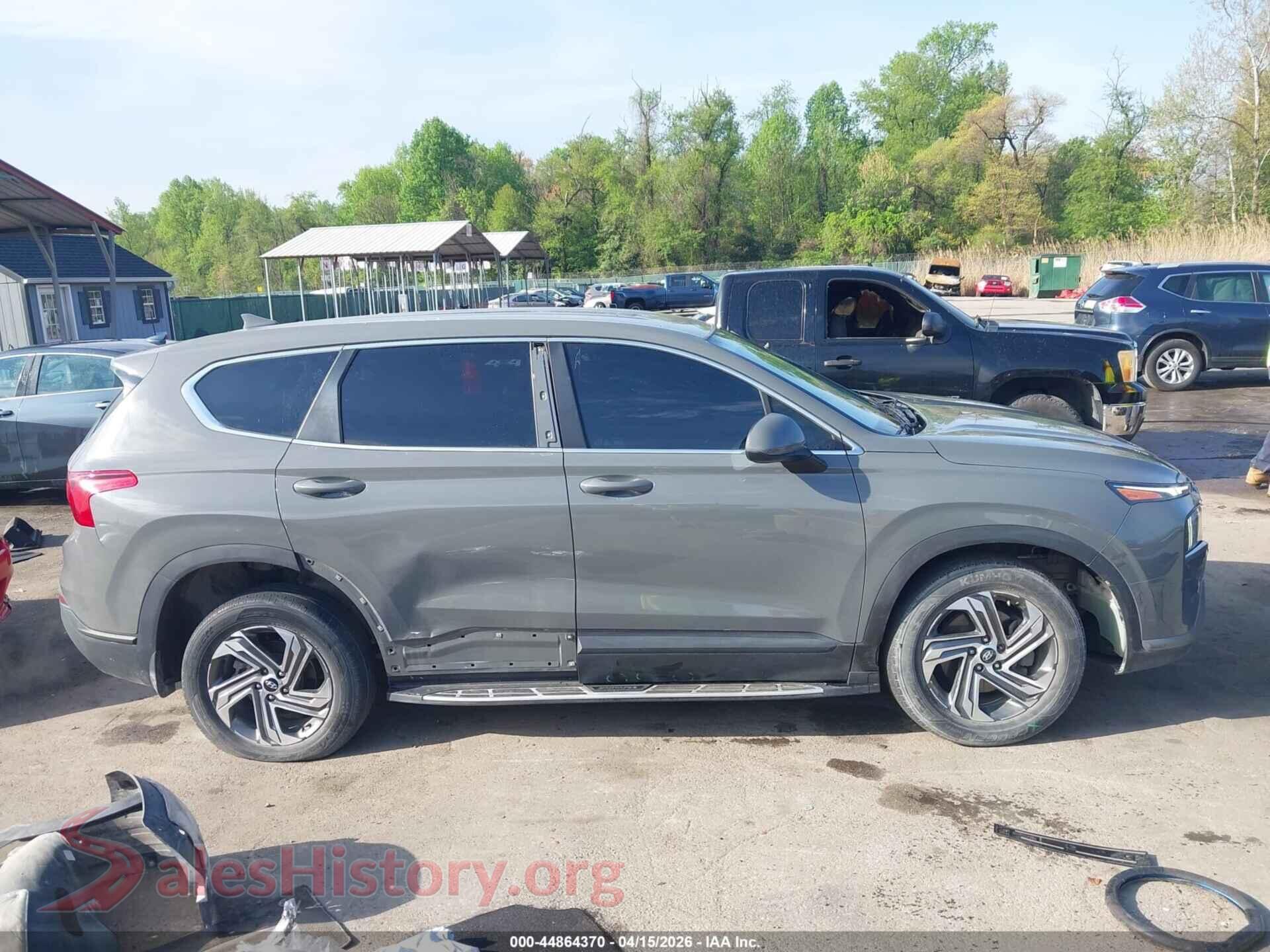 2021 HYUNDAI SANTA FE VIN 5NMS1DAJ7MH371523, auction photo 14