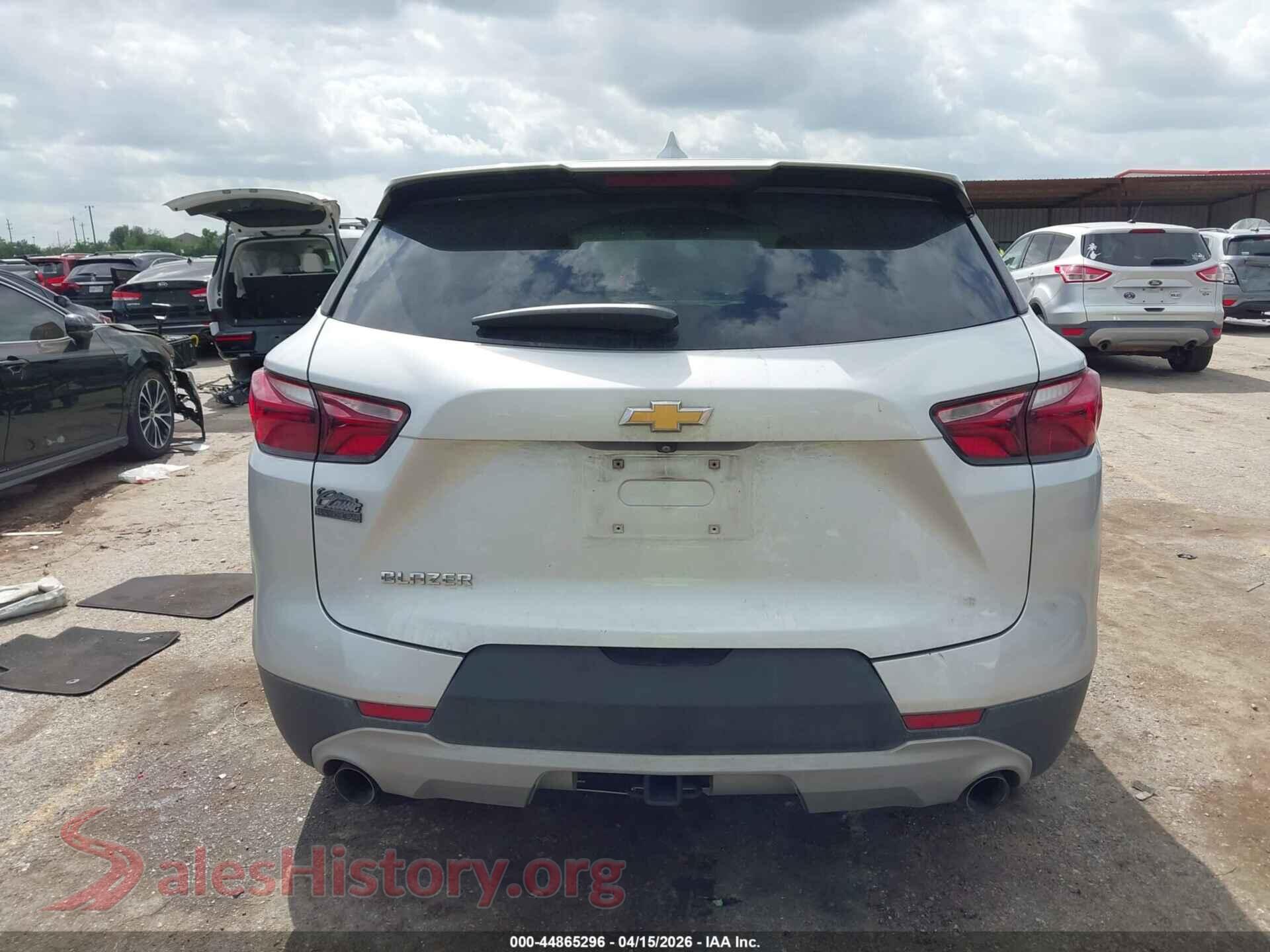 2020 CHEVROLET BLAZER VIN 3GNKBBRA1LS529584, auction photo 16