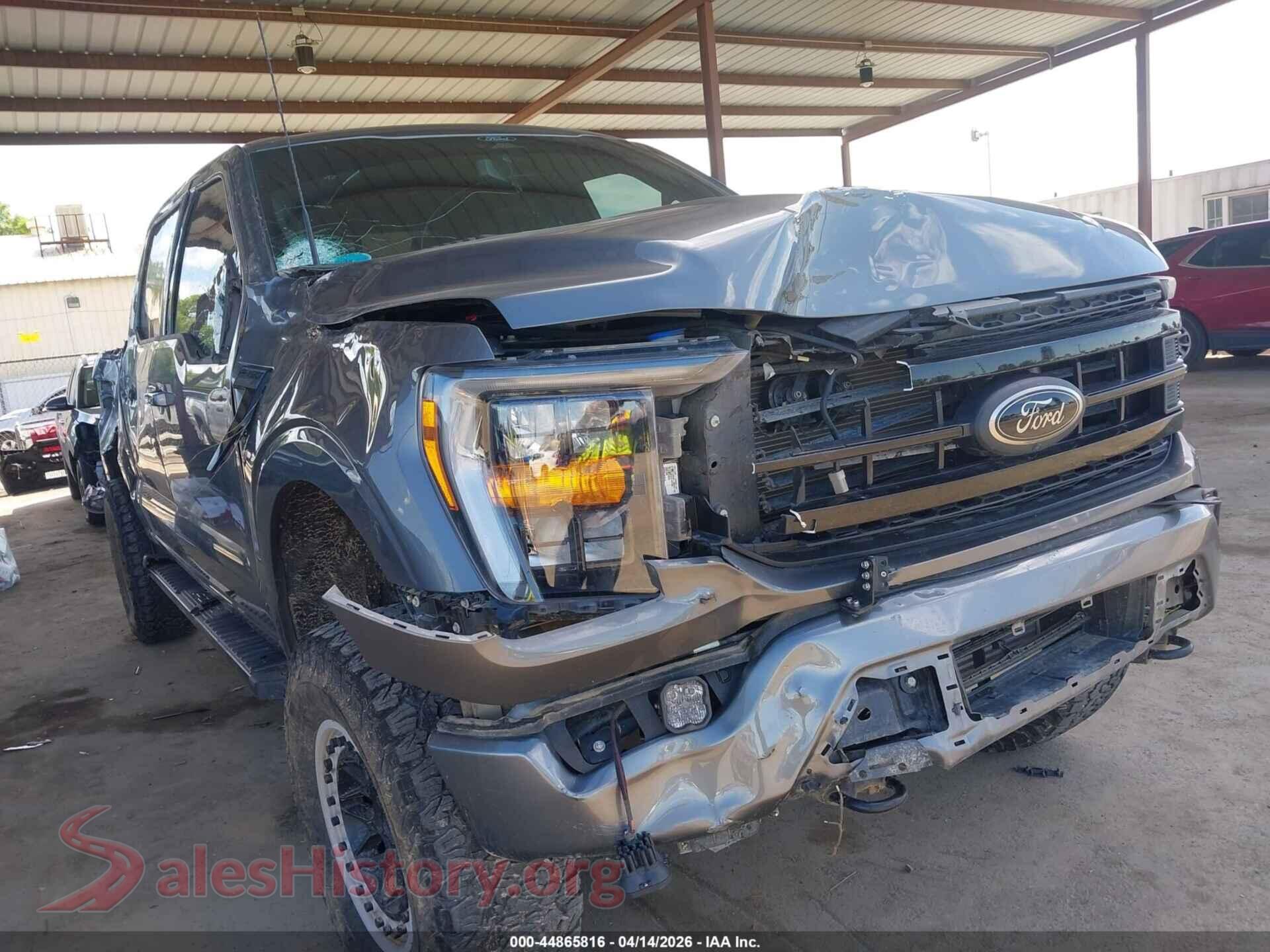 2022 FORD F-150 VIN 1FTFW1E80NFC14195, rear passenger side