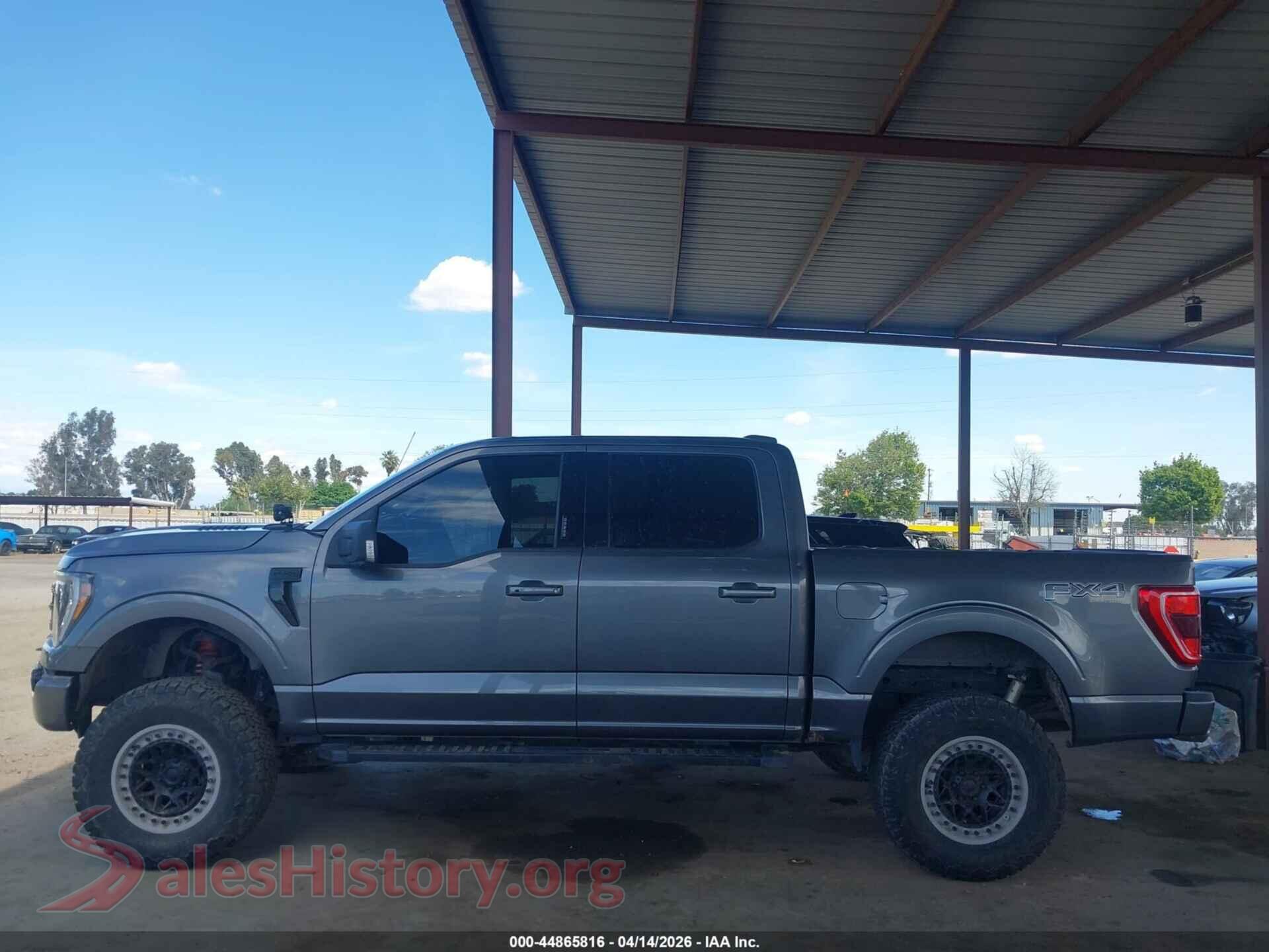 2022 FORD F-150 VIN 1FTFW1E80NFC14195, auction photo 14