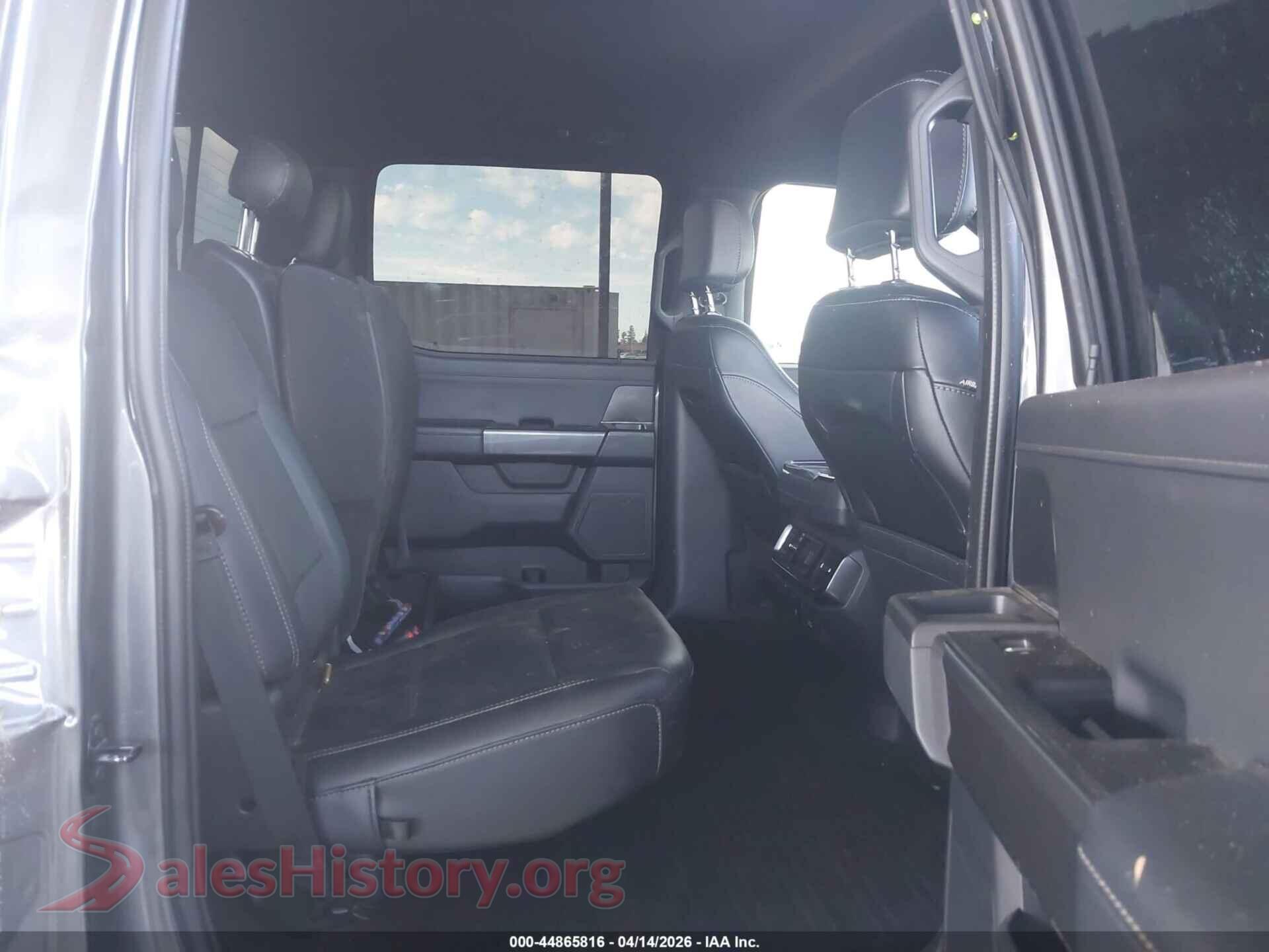 2022 FORD F-150 VIN 1FTFW1E80NFC14195, front passenger side