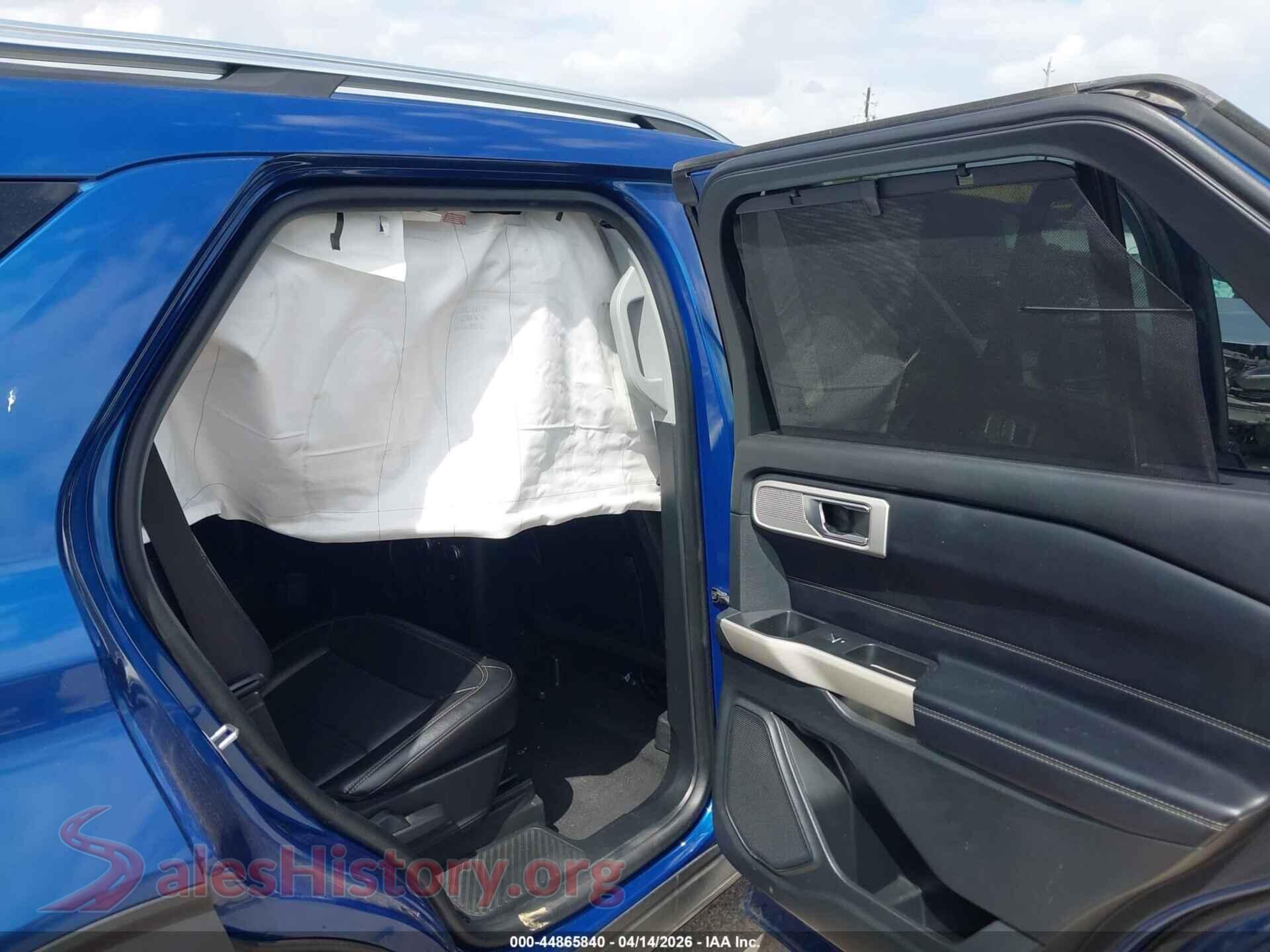 2021 FORD EXPLORER VIN 1FMSK7FH0MGB03971, front passenger side