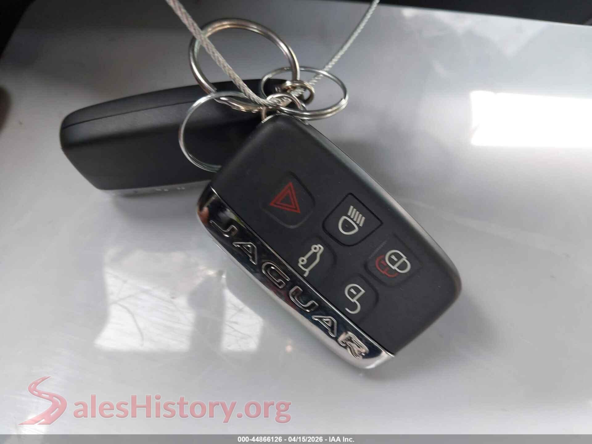 2019 JAGUAR F-PACE VIN SADCL2FX0KA392306, odometer mileage