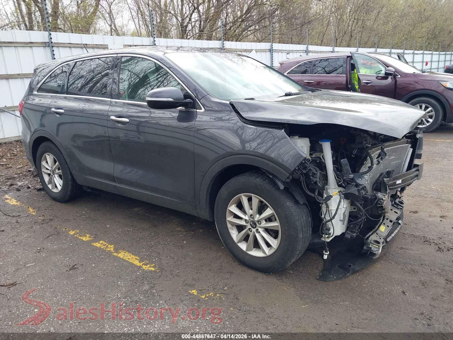 5XYPG4A31KG537399 2019 KIA SORENTO