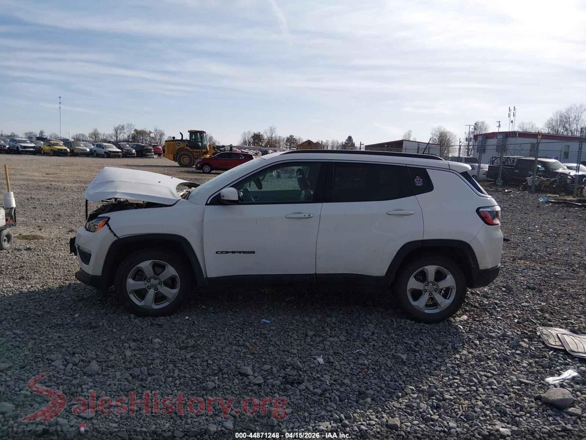 2021 JEEP COMPASS VIN 3C4NJCBB0MT592303, auction photo 14