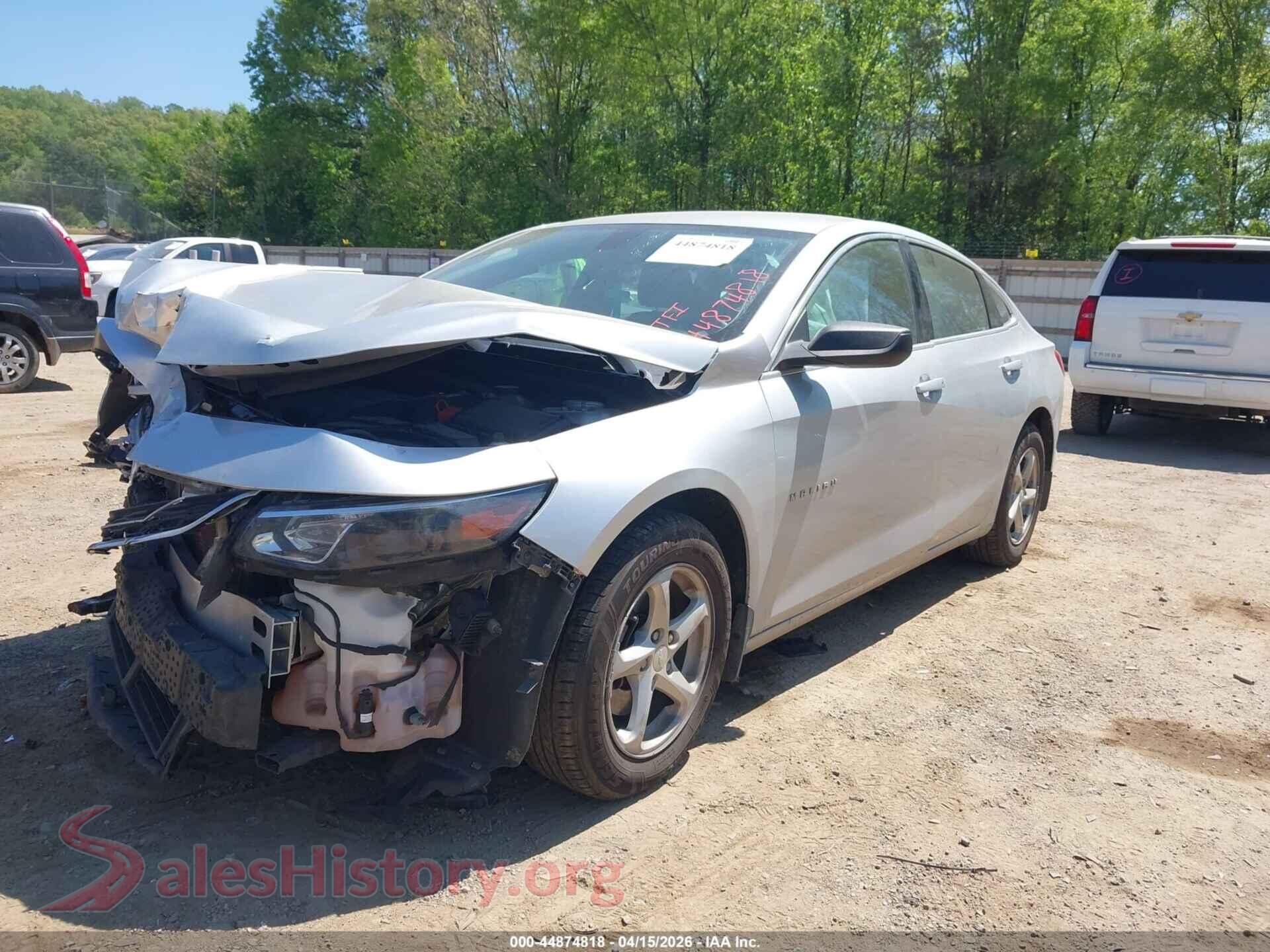 2017 CHEVROLET MALIBU VIN 1G1ZB5ST5HF269456, front view