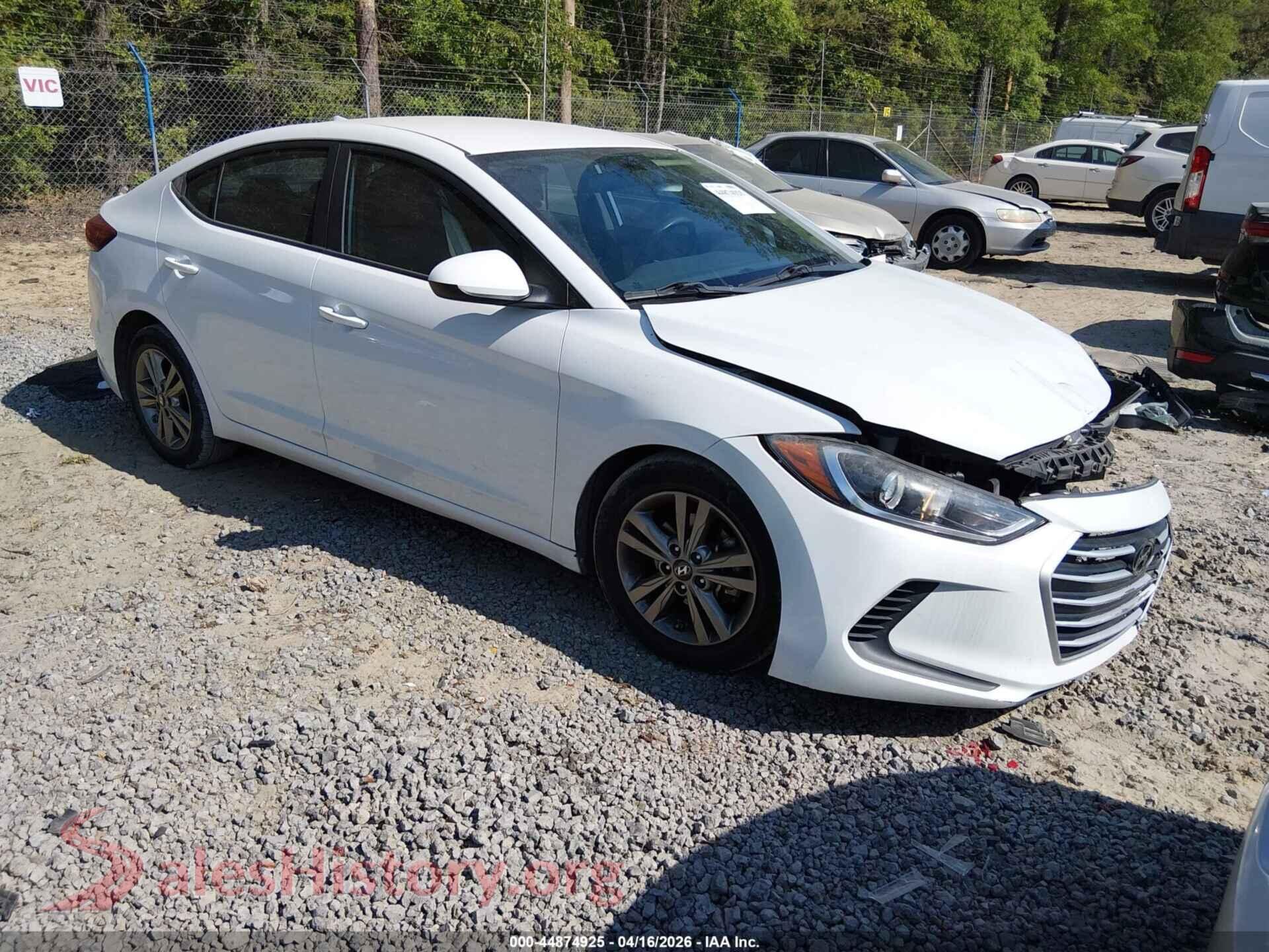 5NPD84LF2HH199326 2017 HYUNDAI ELANTRA