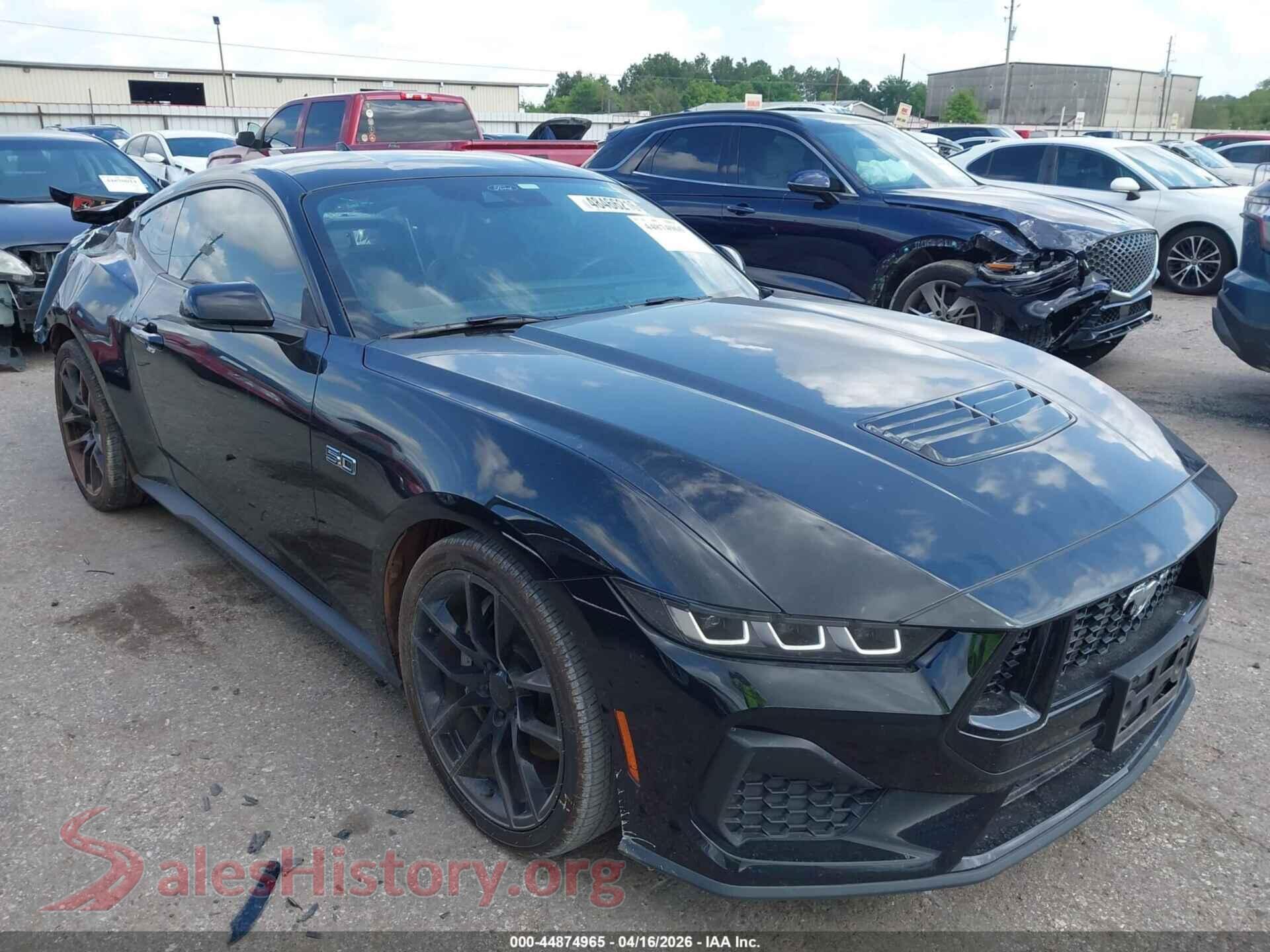 2024 FORD MUSTANG VIN 1FA6P8CF2R5428680, auction photo
