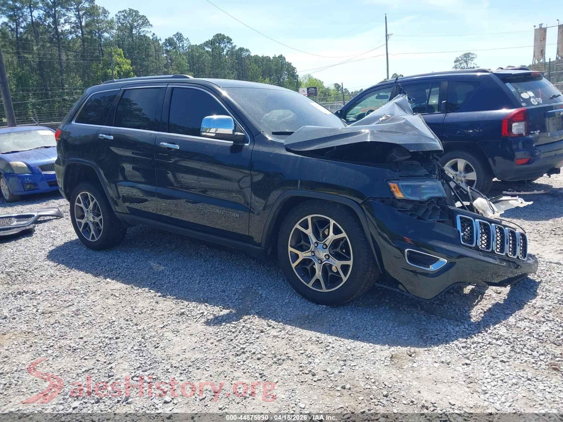 2019 JEEP GRAND CHEROKEE VIN 1C4RJFBG6KC819338, auction photo