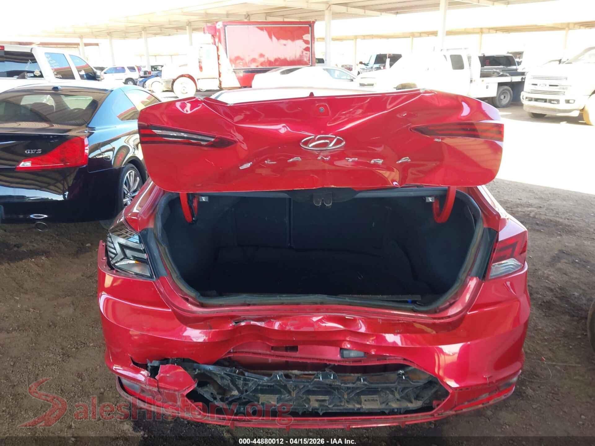2020 HYUNDAI ELANTRA VIN 5NPD84LF4LH572052, auction photo 17