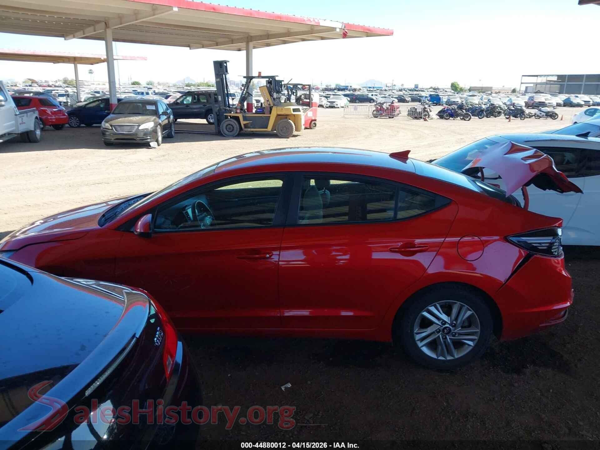 2020 HYUNDAI ELANTRA VIN 5NPD84LF4LH572052, auction photo 15