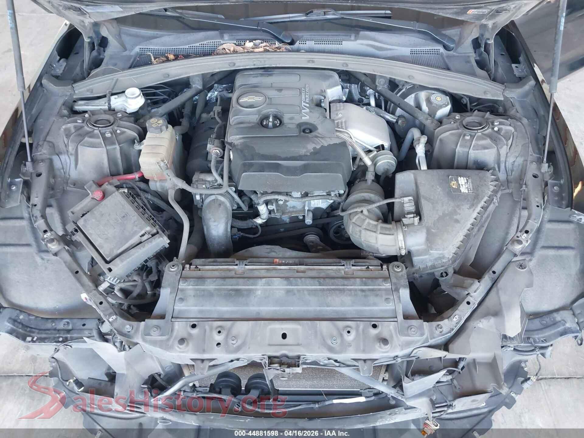 2017 CHEVROLET CAMARO VIN 1G1FB1RX9H0123553, interior dashboard