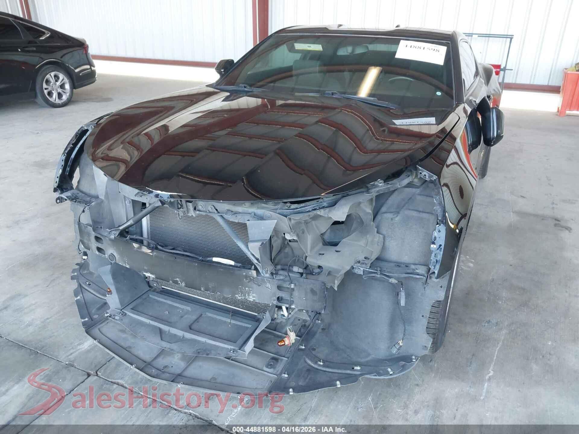 2017 CHEVROLET CAMARO VIN 1G1FB1RX9H0123553, rear passenger side