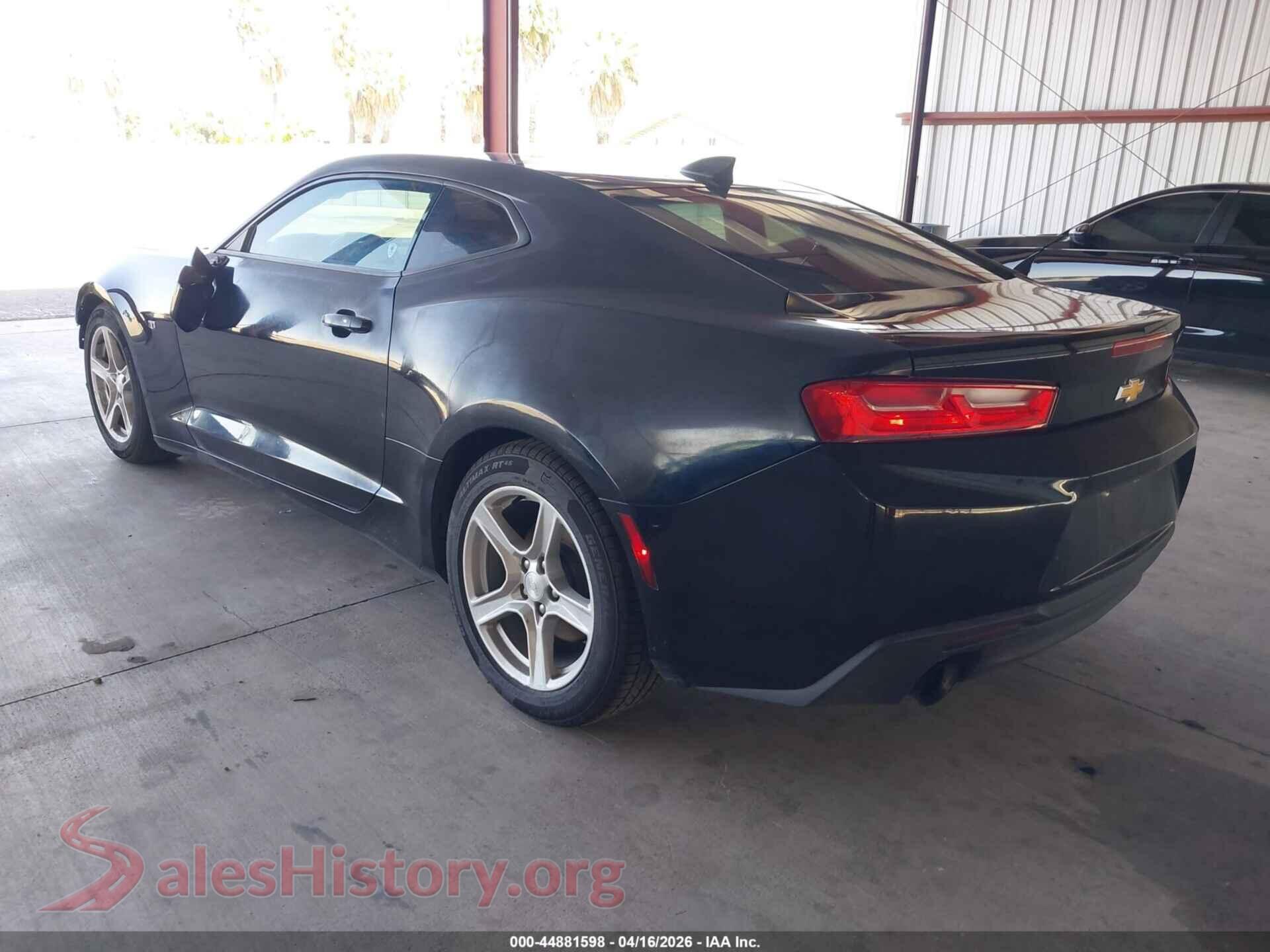 2017 CHEVROLET CAMARO VIN 1G1FB1RX9H0123553, driver side view