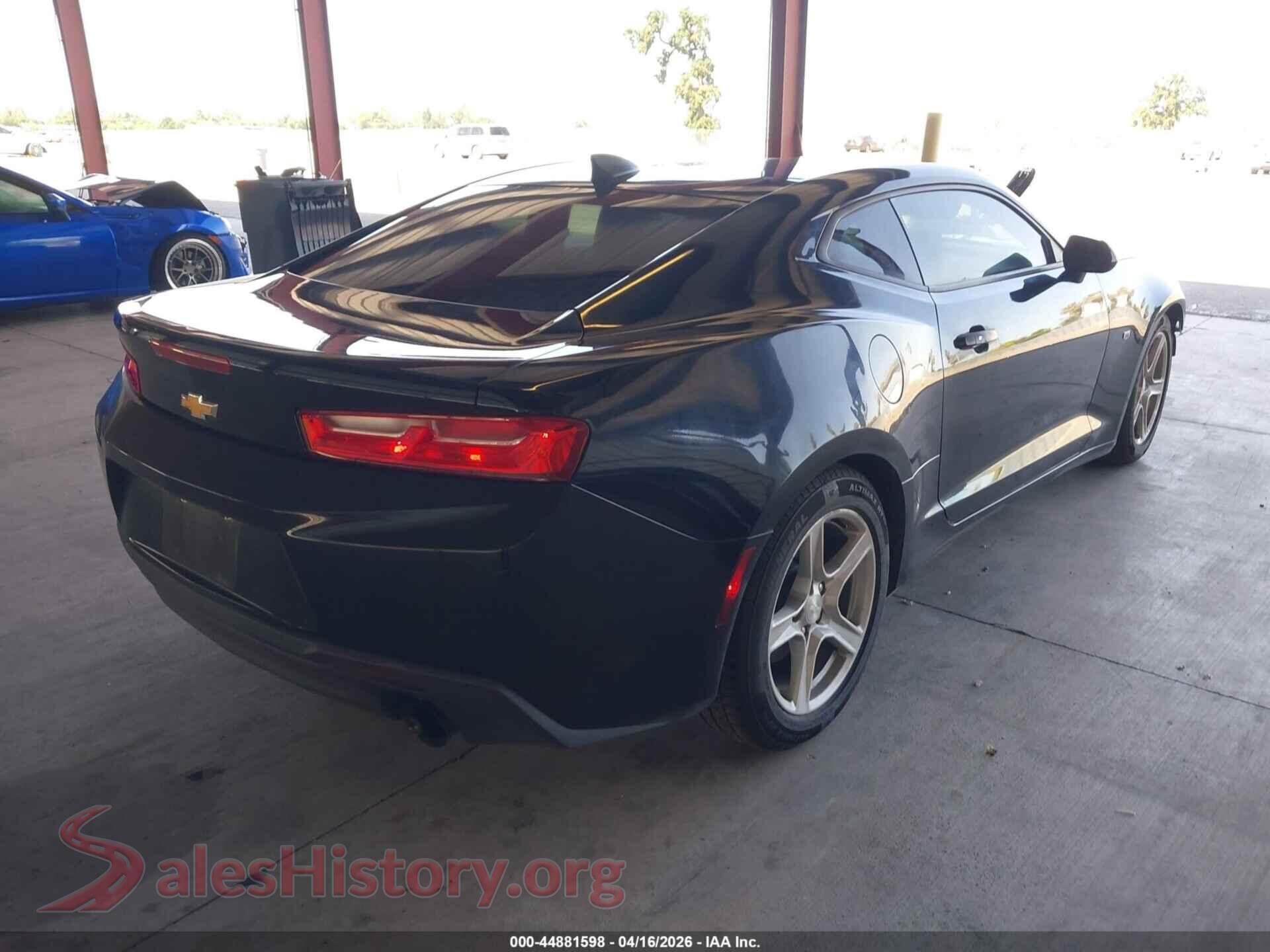 2017 CHEVROLET CAMARO VIN 1G1FB1RX9H0123553, rear driver side