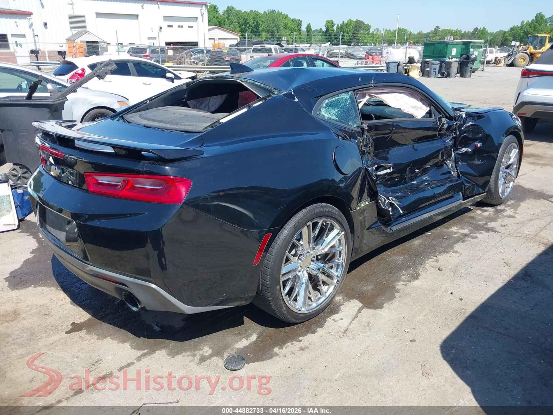 2017 CHEVROLET CAMARO VIN 1G1FF1R79H0154855, rear driver side