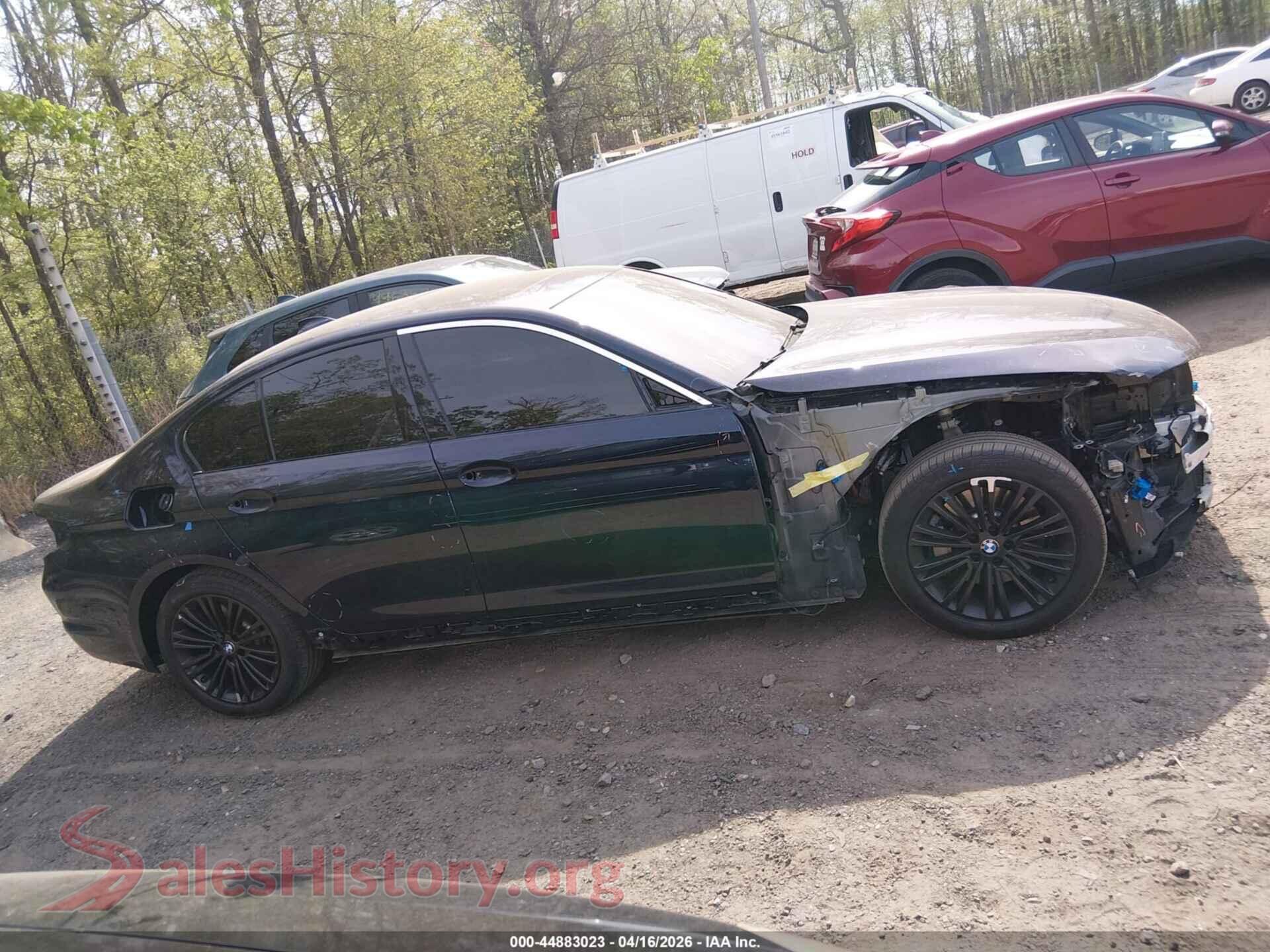 2019 BMW 540I VIN WBAJE7C54KG892962, auction photo 14