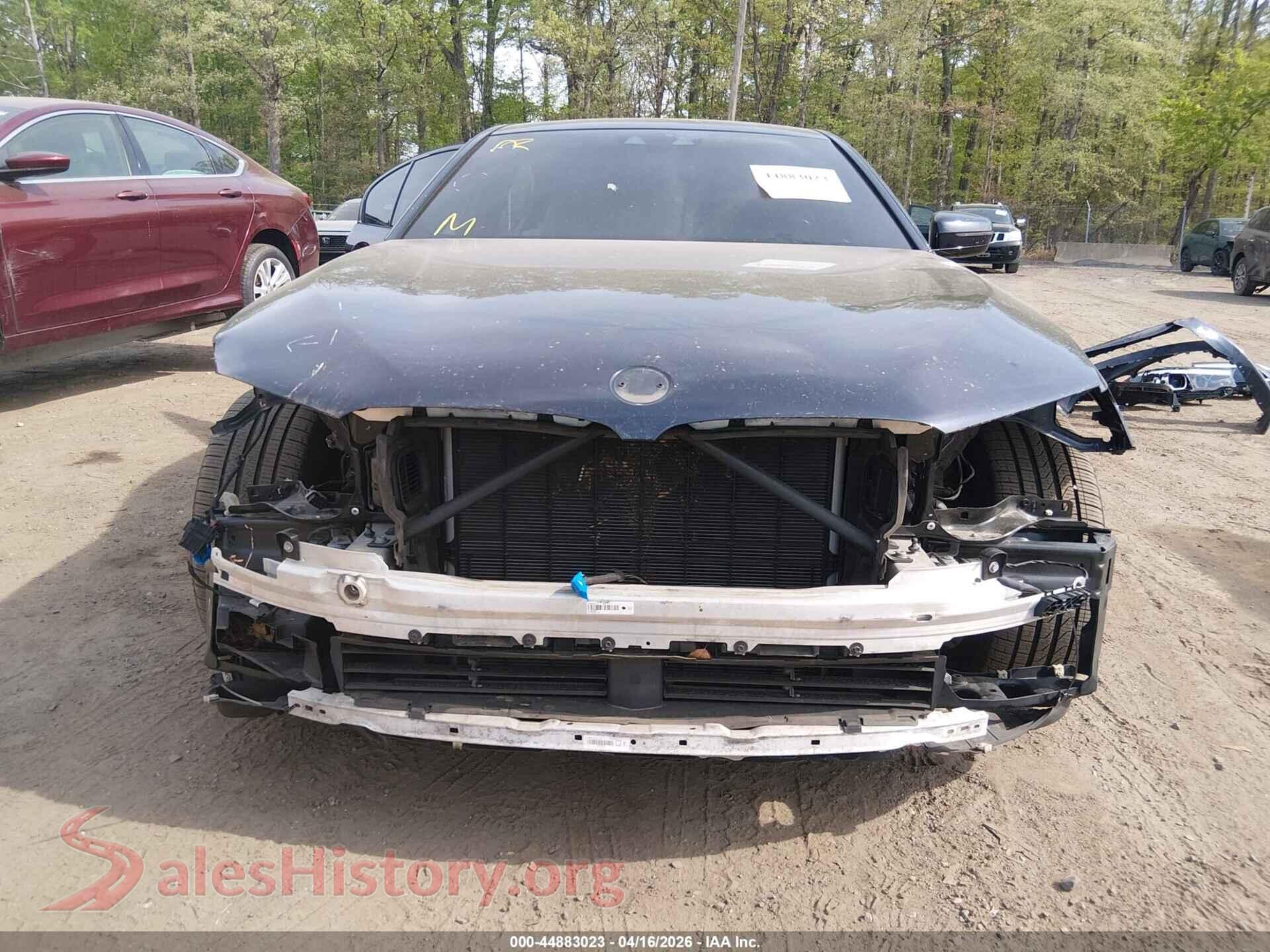 2019 BMW 540I VIN WBAJE7C54KG892962, auction photo 13