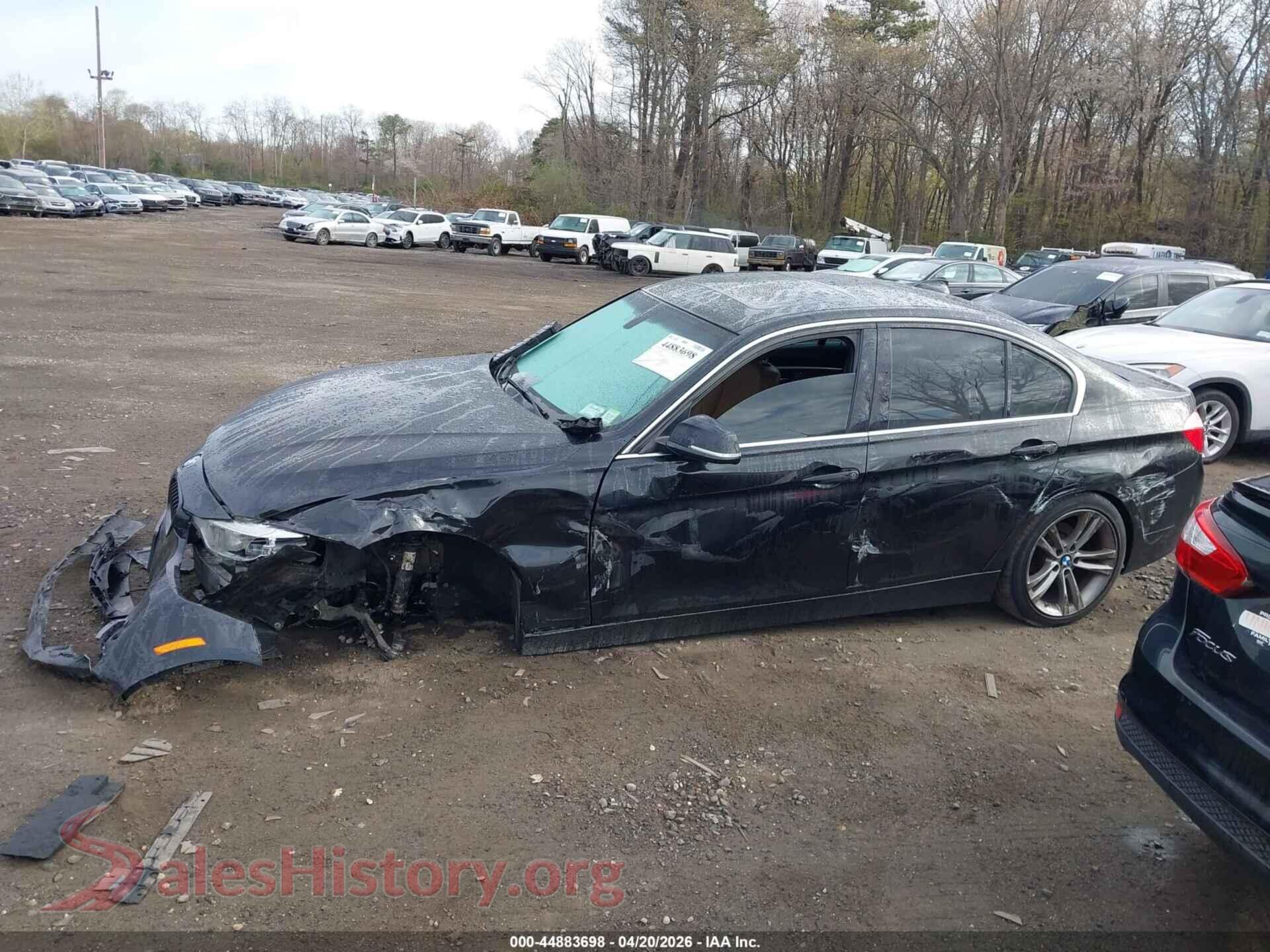 2017 BMW 330I VIN WBA8D9G3XHNU61763, auction photo 14