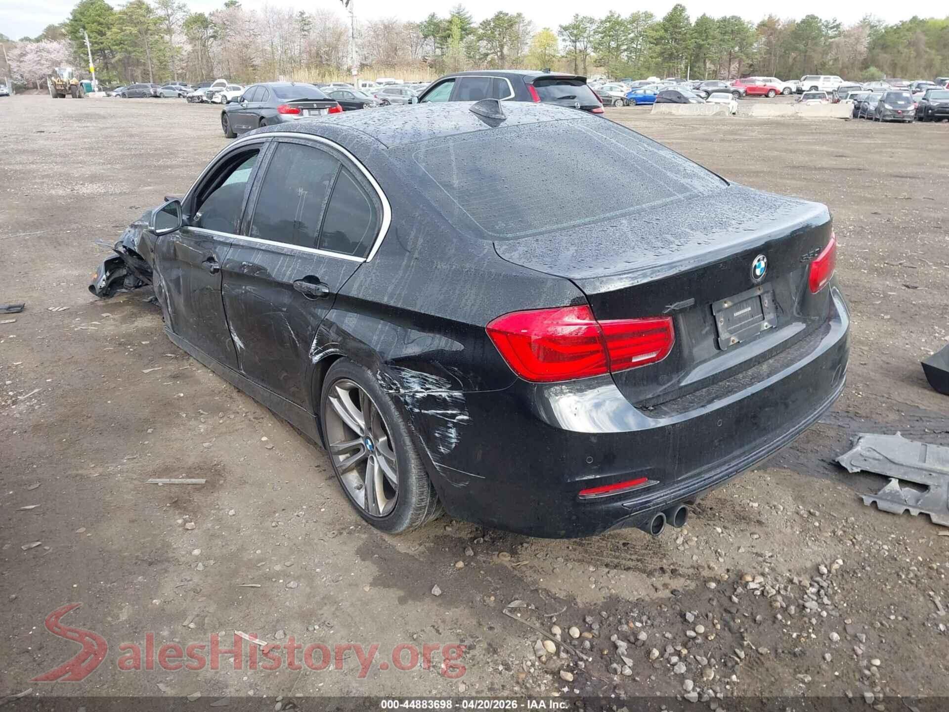 2017 BMW 330I VIN WBA8D9G3XHNU61763, driver side view