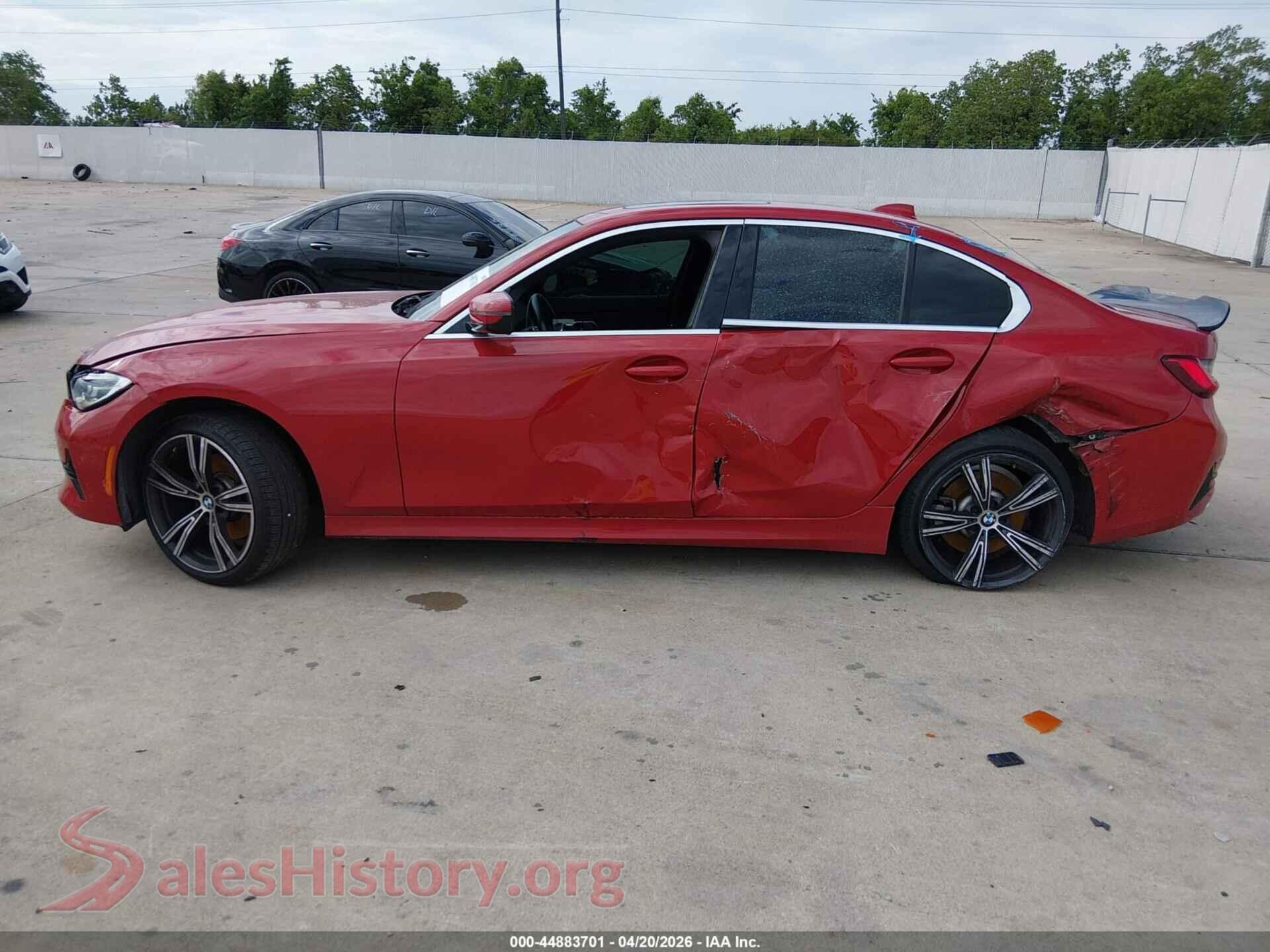 2021 BMW 330I VIN 3MW5R1J06M8C02138, auction photo 14
