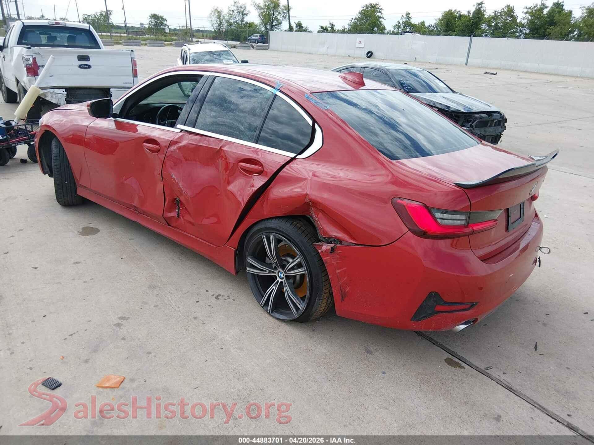 2021 BMW 330I VIN 3MW5R1J06M8C02138, driver side view
