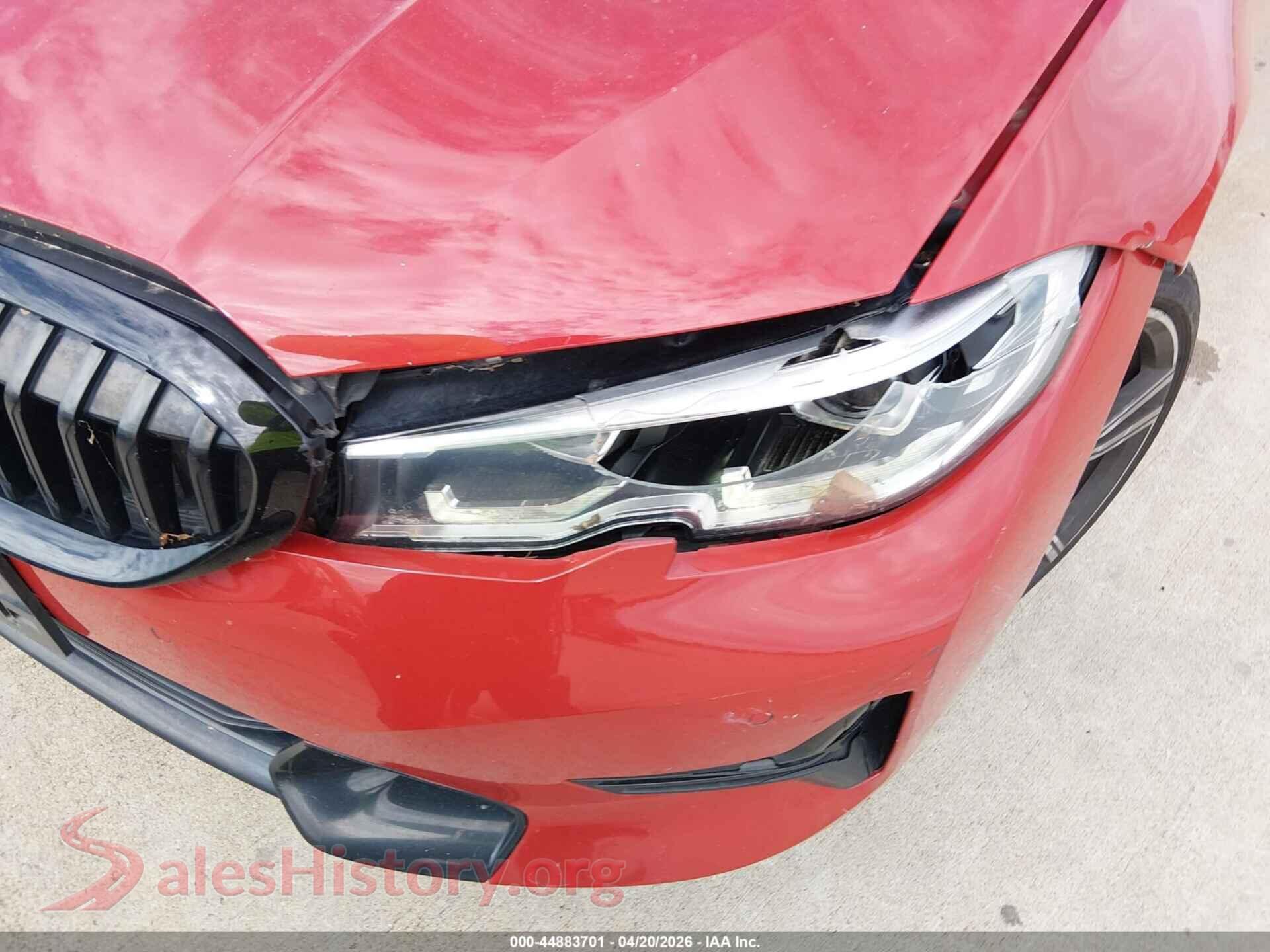 2021 BMW 330I VIN 3MW5R1J06M8C02138, auction photo 18