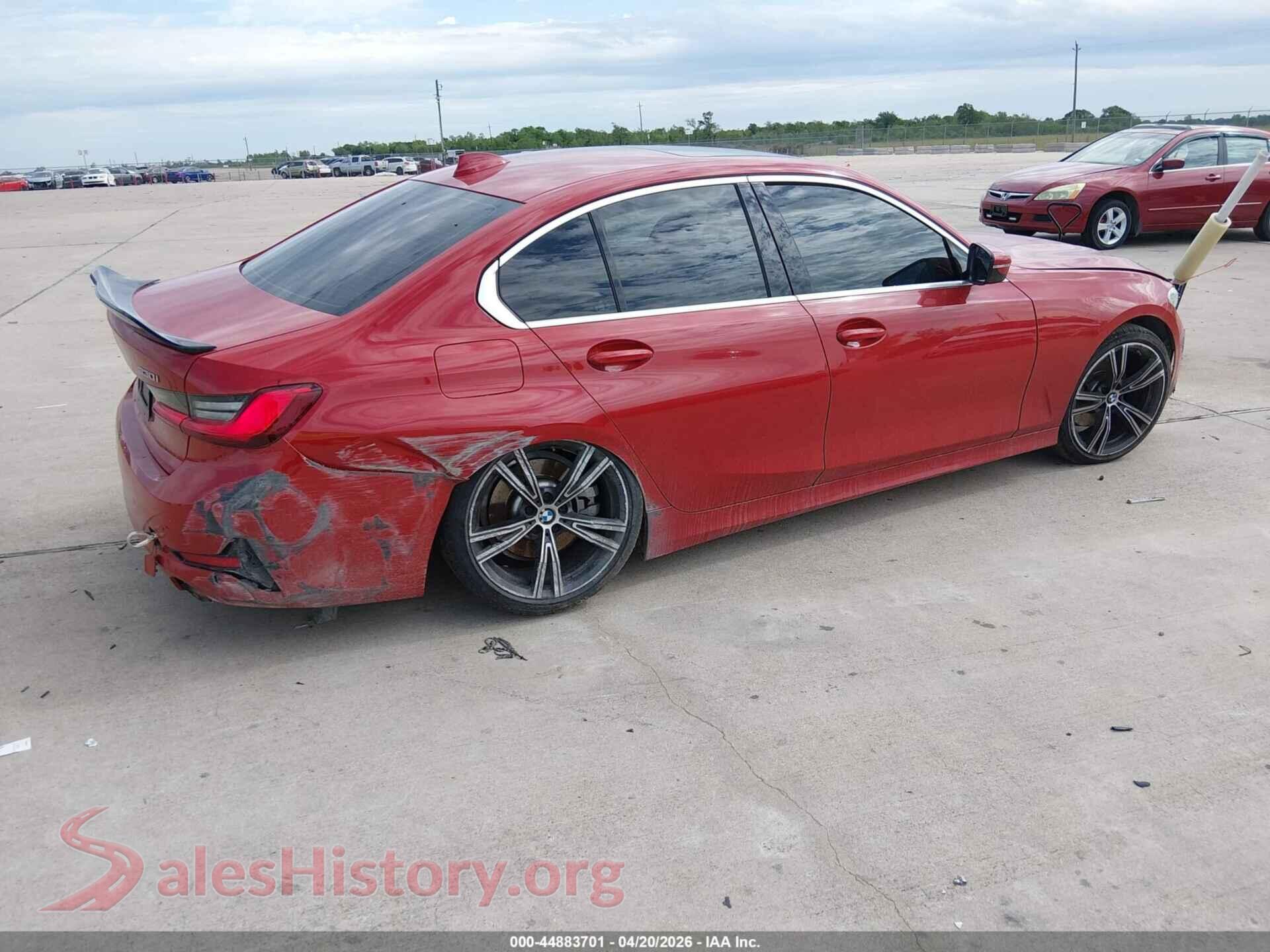 2021 BMW 330I VIN 3MW5R1J06M8C02138, rear driver side