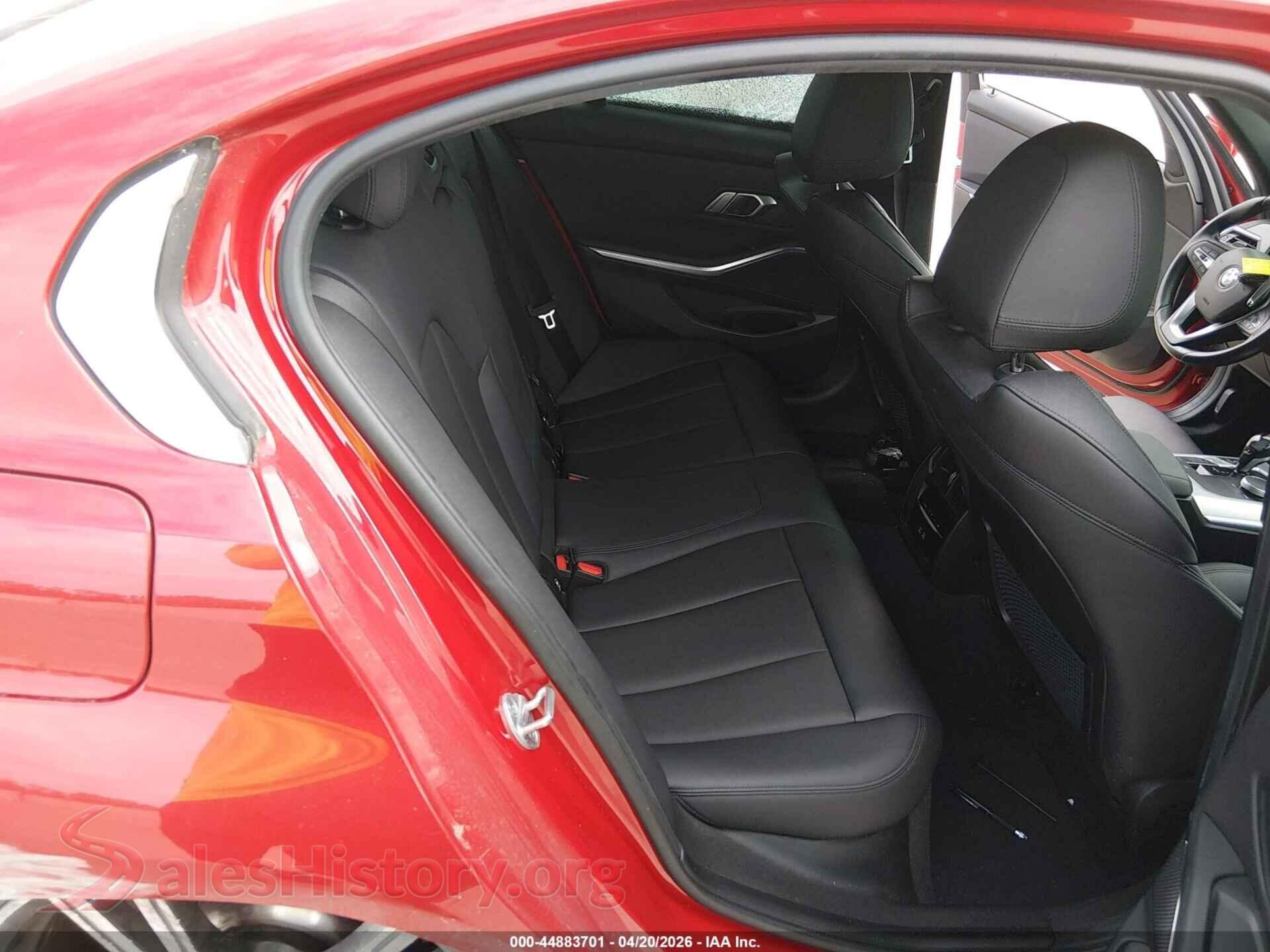2021 BMW 330I VIN 3MW5R1J06M8C02138, front passenger side