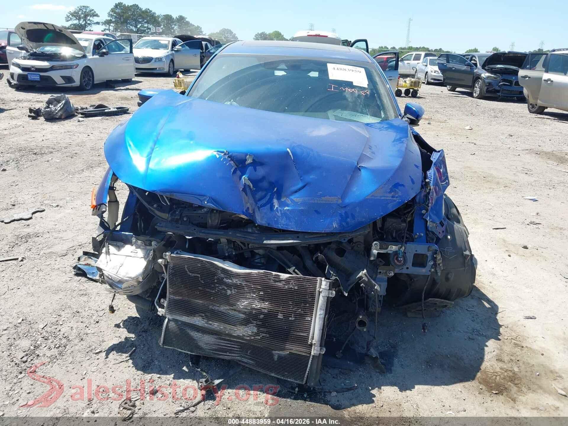 2019 HONDA CIVIC VIN SHHFK7H62KU226808, rear passenger side