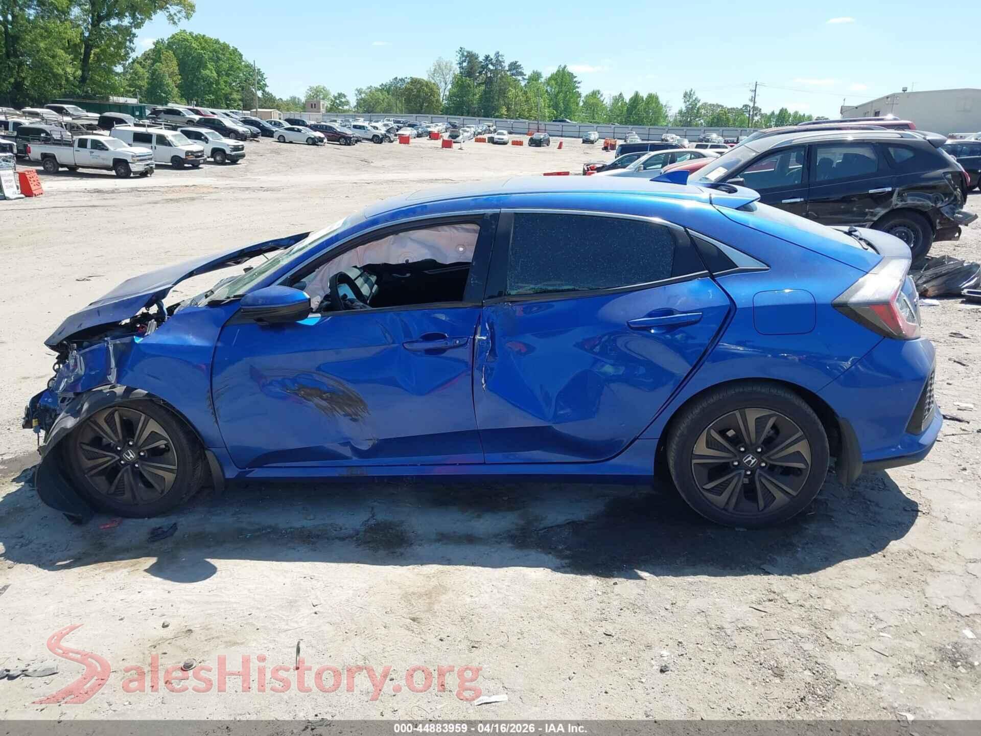 2019 HONDA CIVIC VIN SHHFK7H62KU226808, auction photo 14