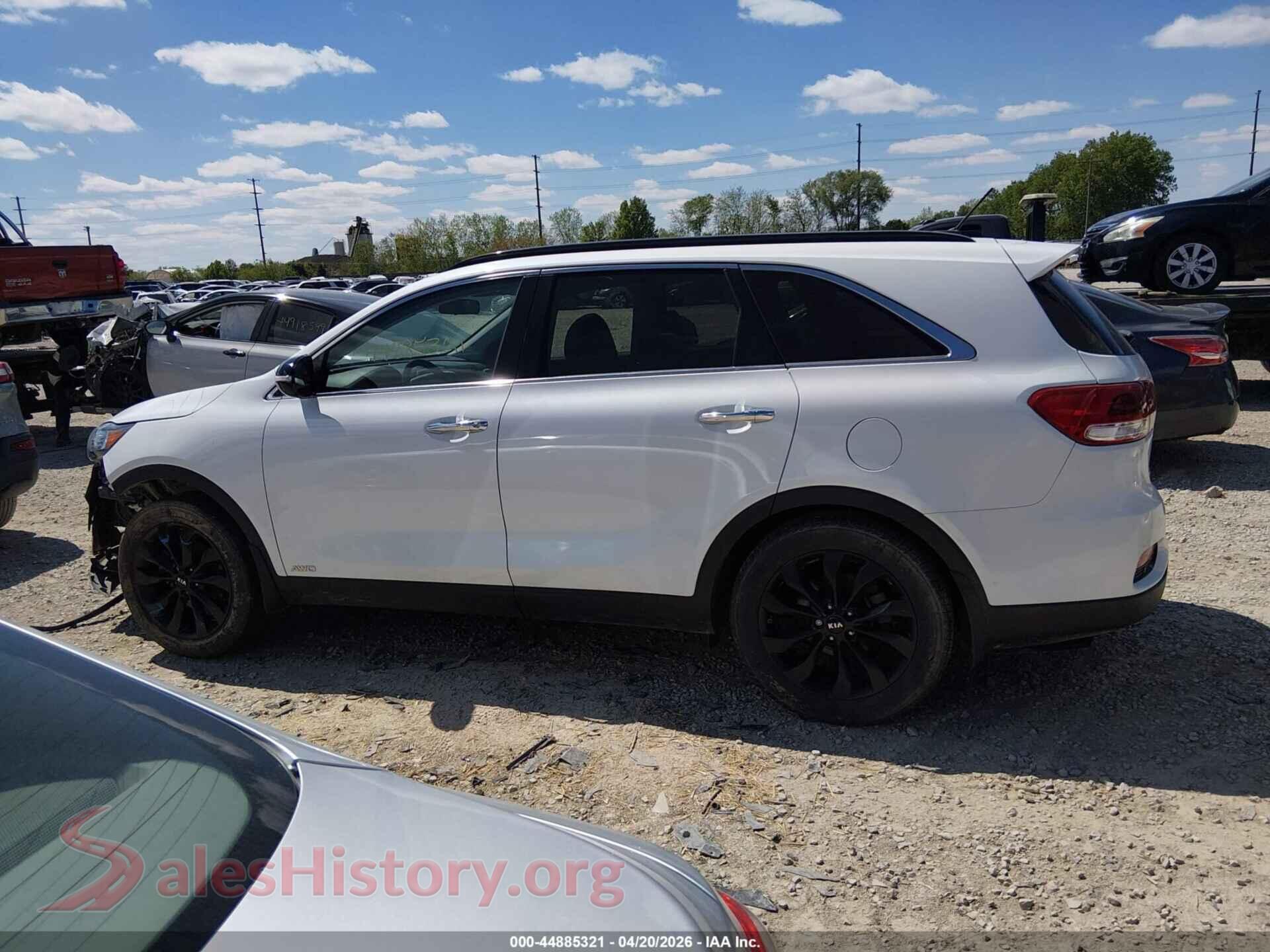 2019 KIA SORENTO VIN 5XYPGDA50KG587308, auction photo 14
