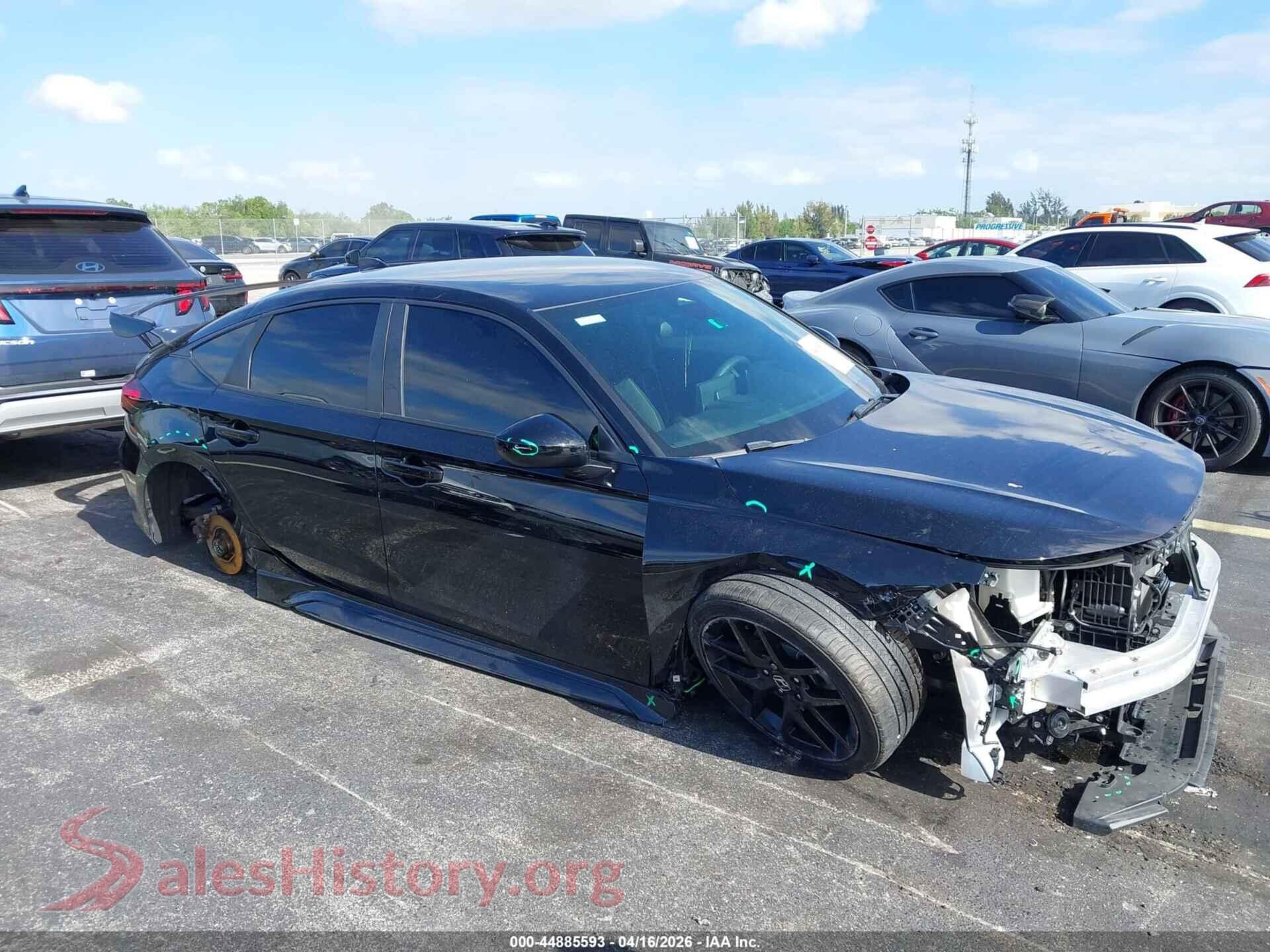 2024 HONDA CIVIC VIN 19XFL2H83RE030654, auction photo