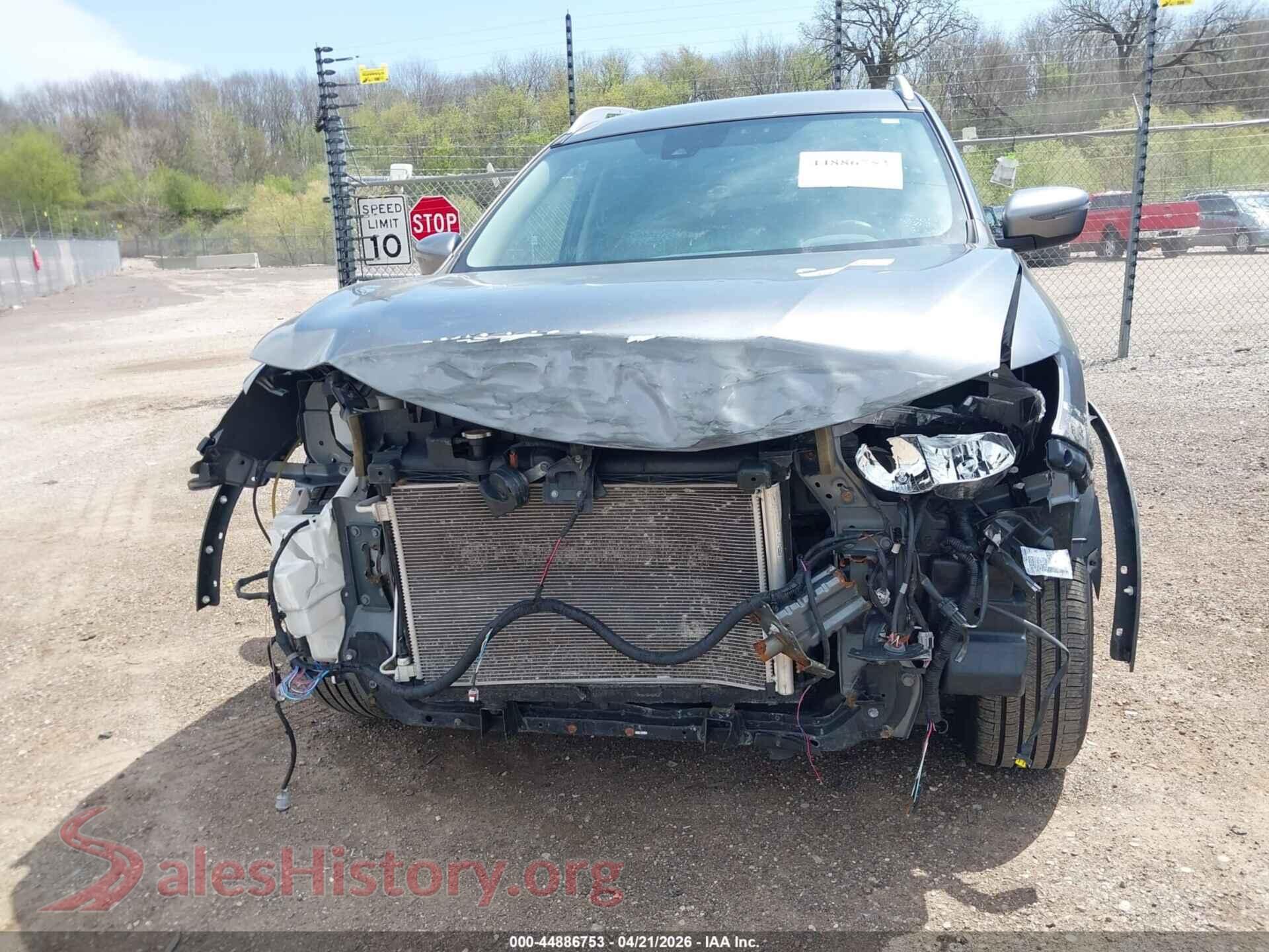 2020 NISSAN ROGUE VIN JN8AT2MVXLW106748, rear passenger side