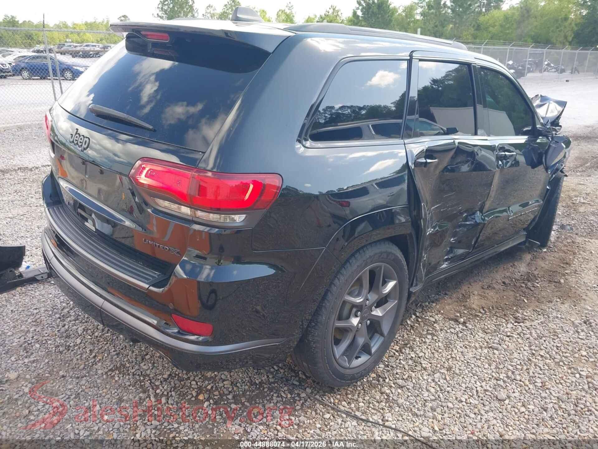 2020 JEEP GRAND CHEROKEE VIN 1C4RJEBG1LC211920, rear driver side