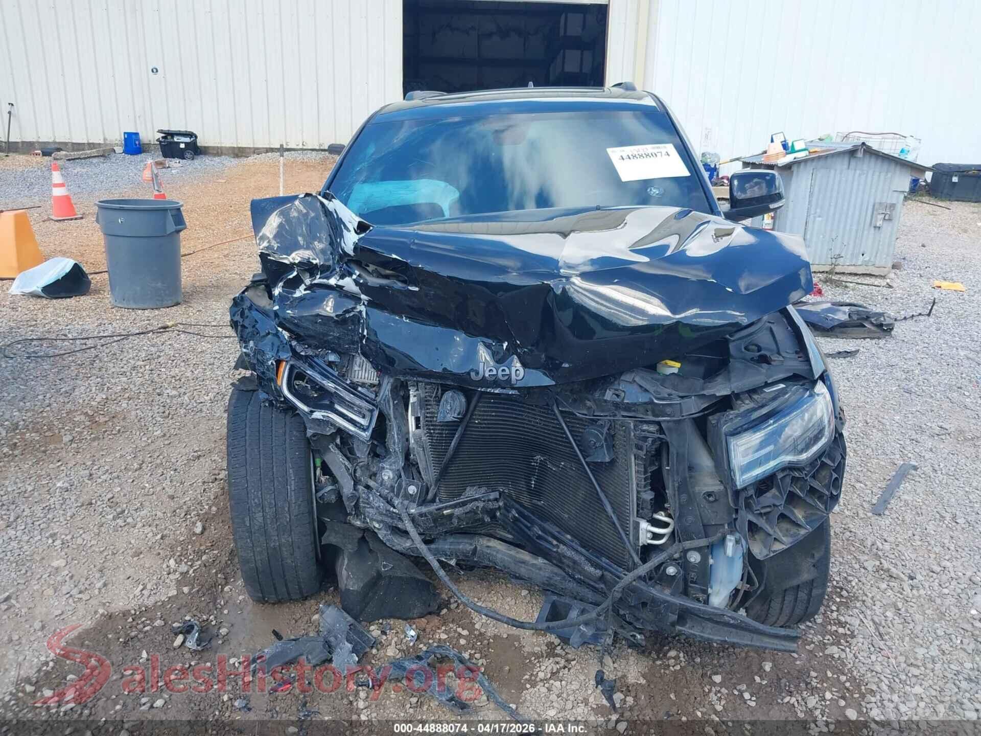 2020 JEEP GRAND CHEROKEE VIN 1C4RJEBG1LC211920, rear passenger side