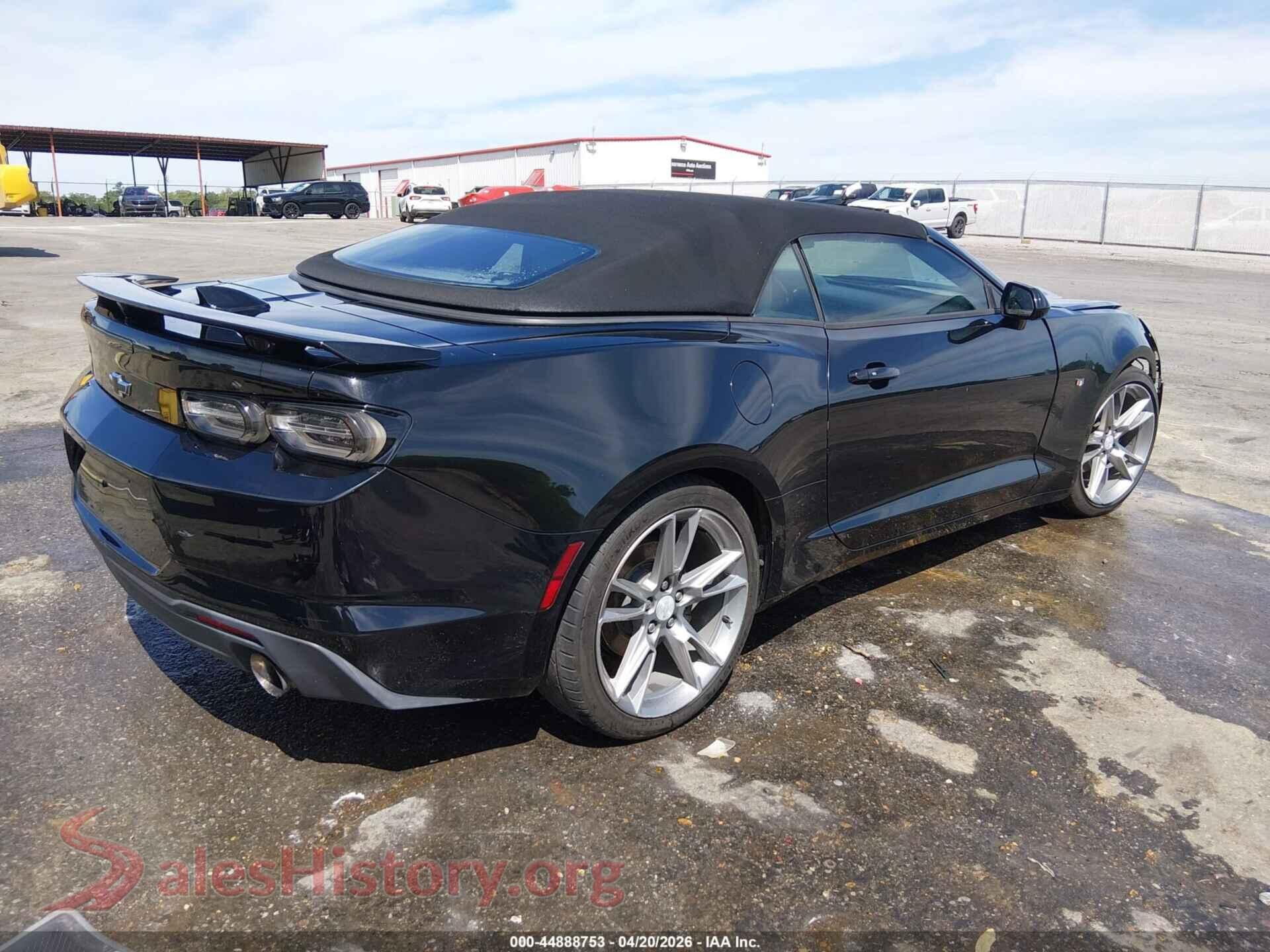 2019 CHEVROLET CAMARO VIN 1G1FD3DX6K0101157, rear driver side