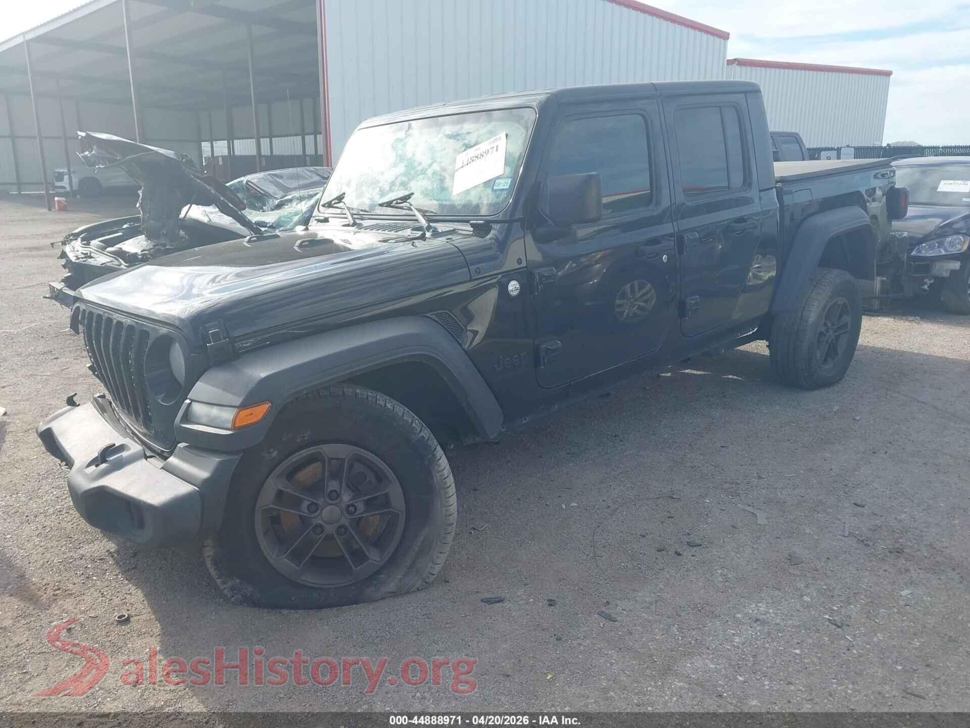 2020 JEEP GLADIATOR VIN 1C6JJTAG8LL181177, front view