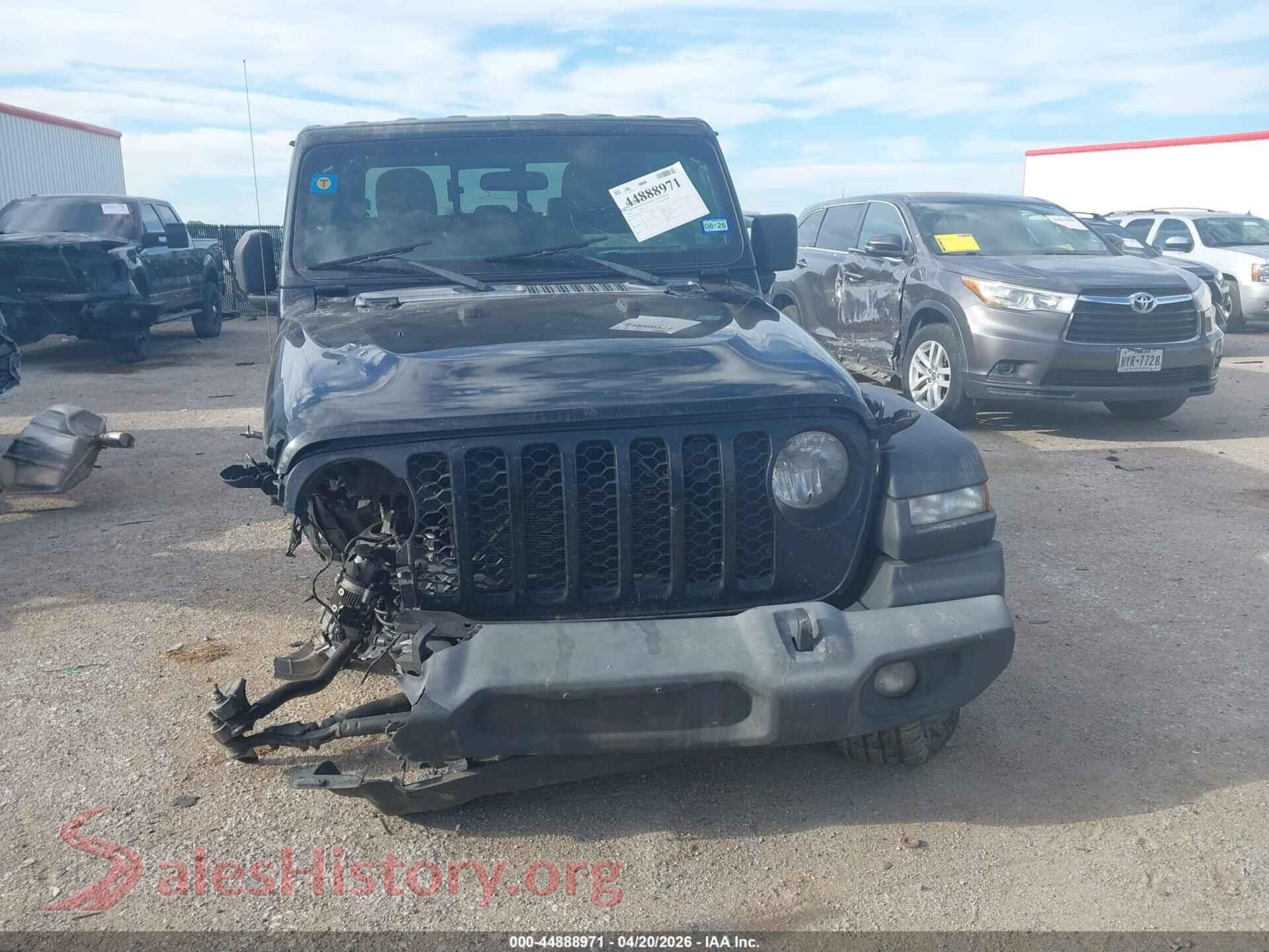 2020 JEEP GLADIATOR VIN 1C6JJTAG8LL181177, auction photo 13