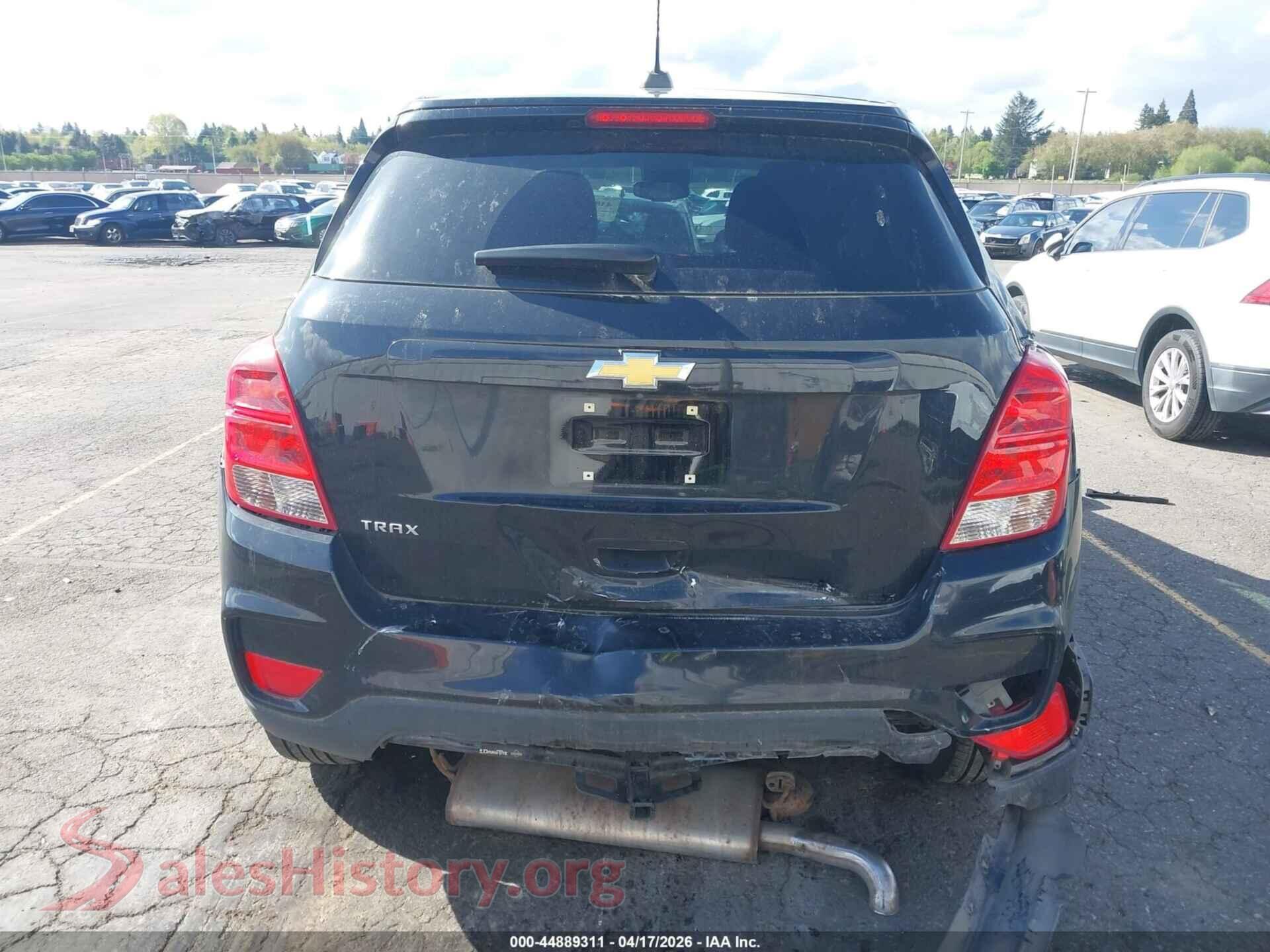 2020 CHEVROLET TRAX VIN KL7CJKSB8LB326560, auction photo 16