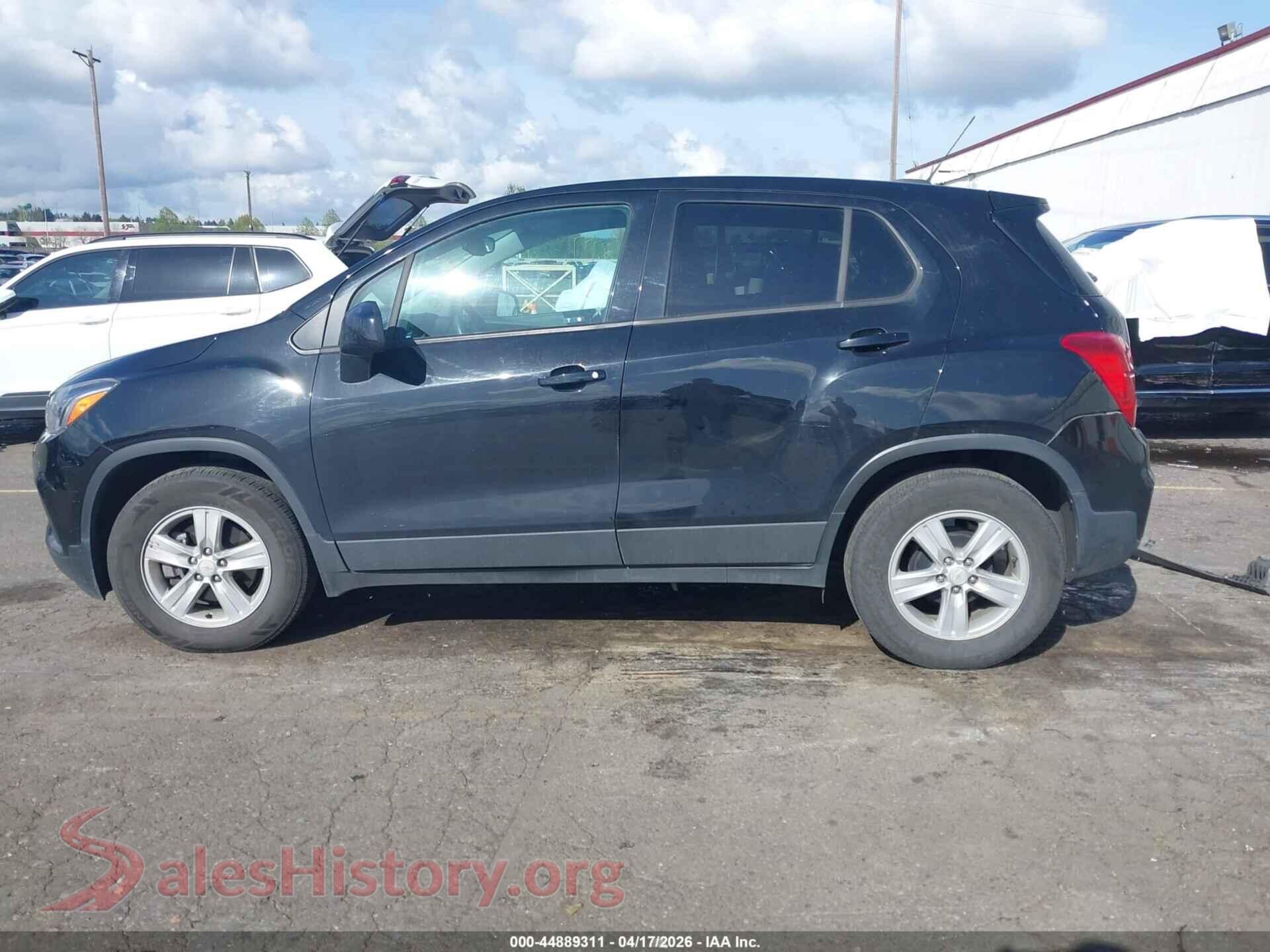 2020 CHEVROLET TRAX VIN KL7CJKSB8LB326560, auction photo 14