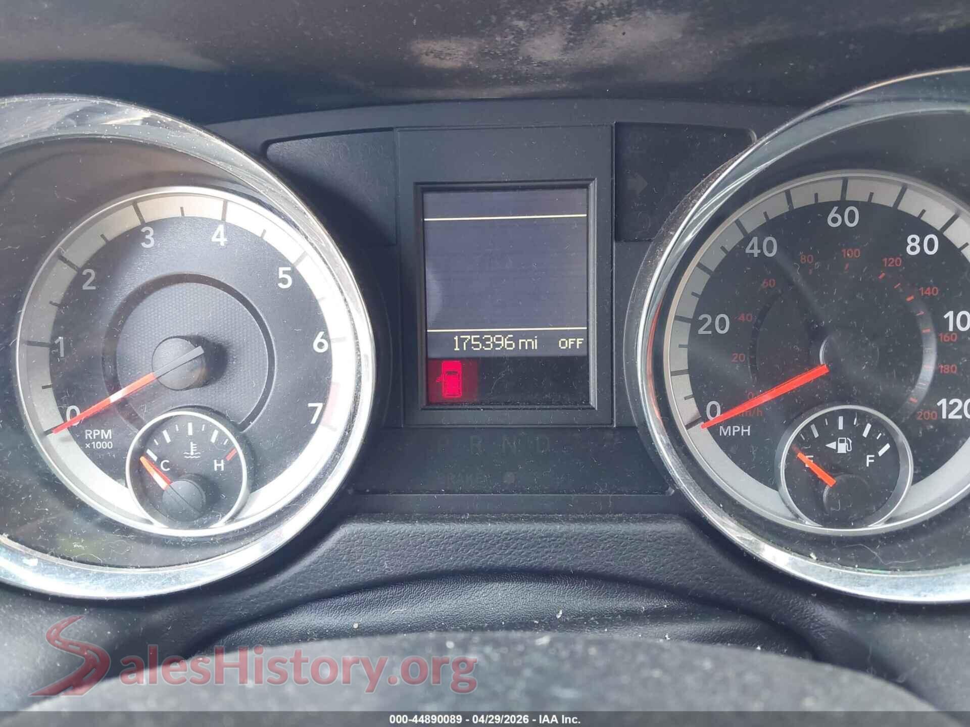 2019 DODGE GRAND CARAVAN VIN 2C4RDGEG8KR711870, passenger side view