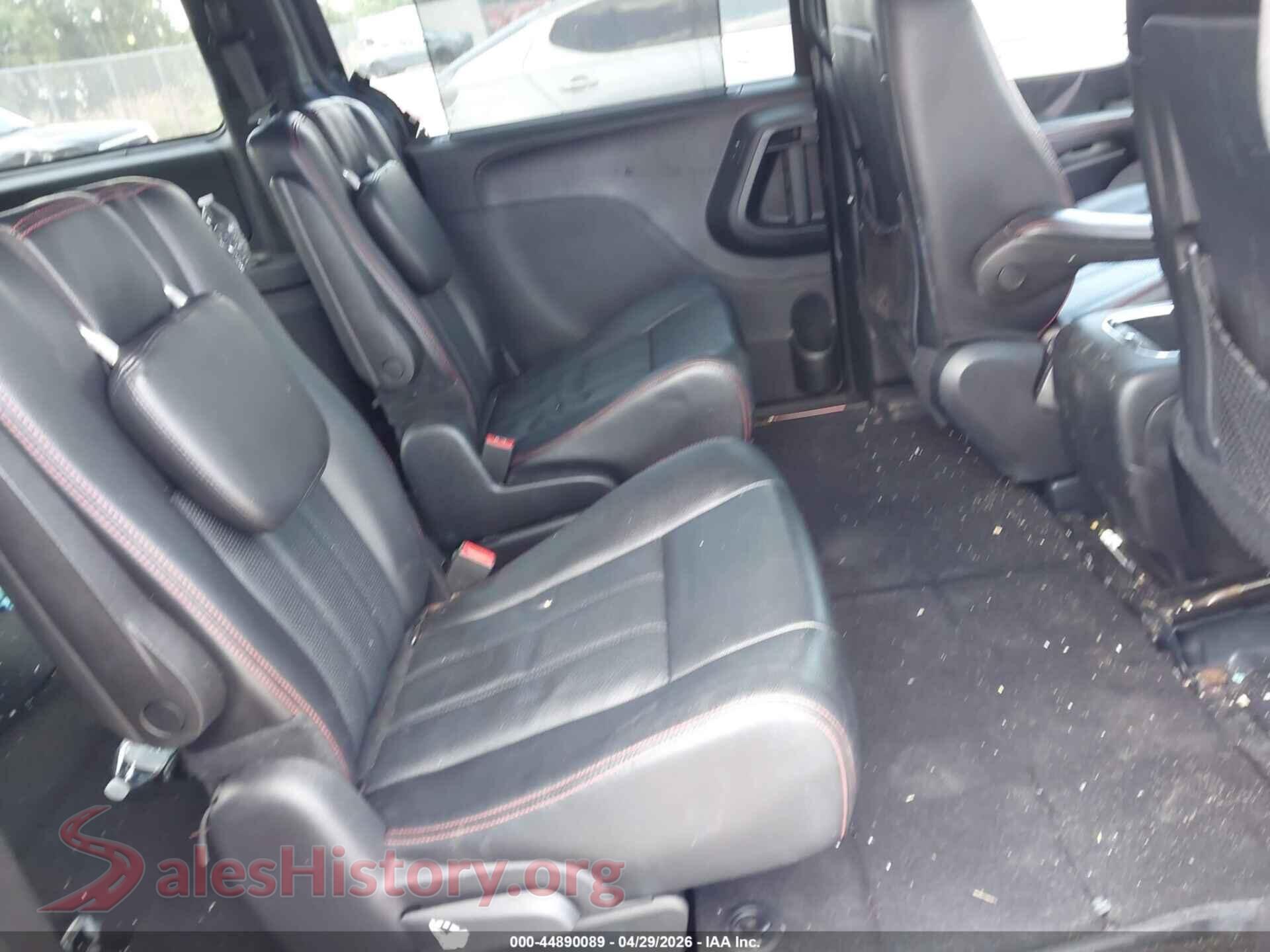 2019 DODGE GRAND CARAVAN VIN 2C4RDGEG8KR711870, front passenger side