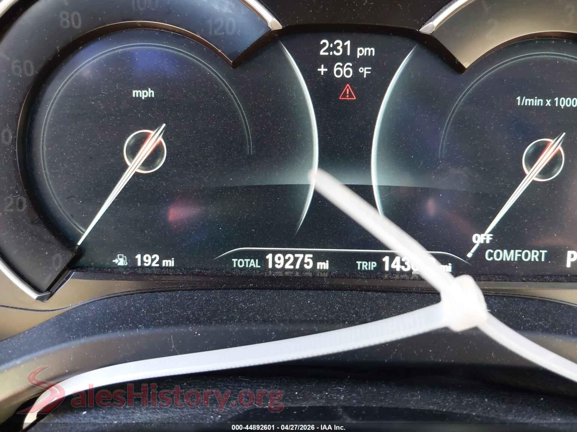 2018 BMW X3 VIN 5UXTR9C57JLD74105, passenger side view