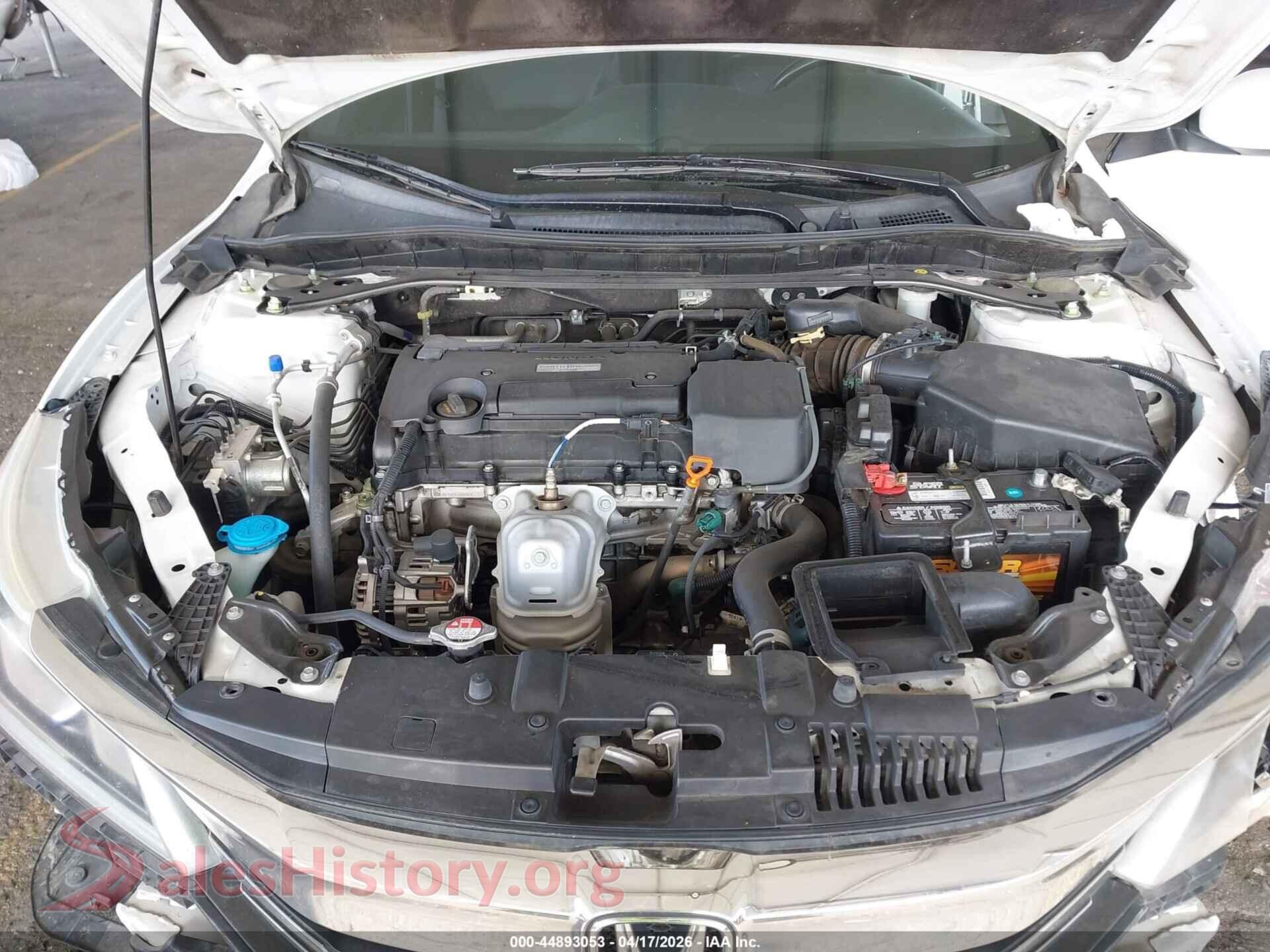 2017 HONDA ACCORD VIN 1HGCR2F18HA185176, interior dashboard